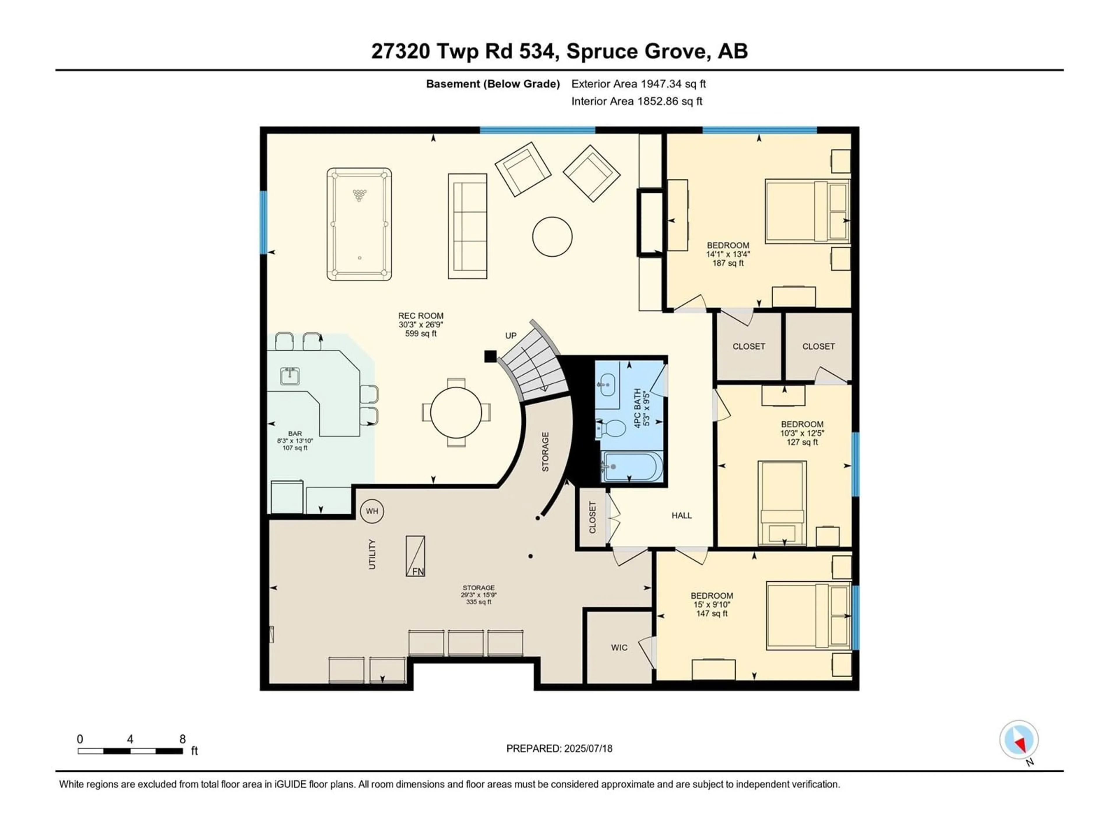 Floor plan for #8 - 27320 TWP ROAD 534, Rural Parkland County Alberta T7X3R9