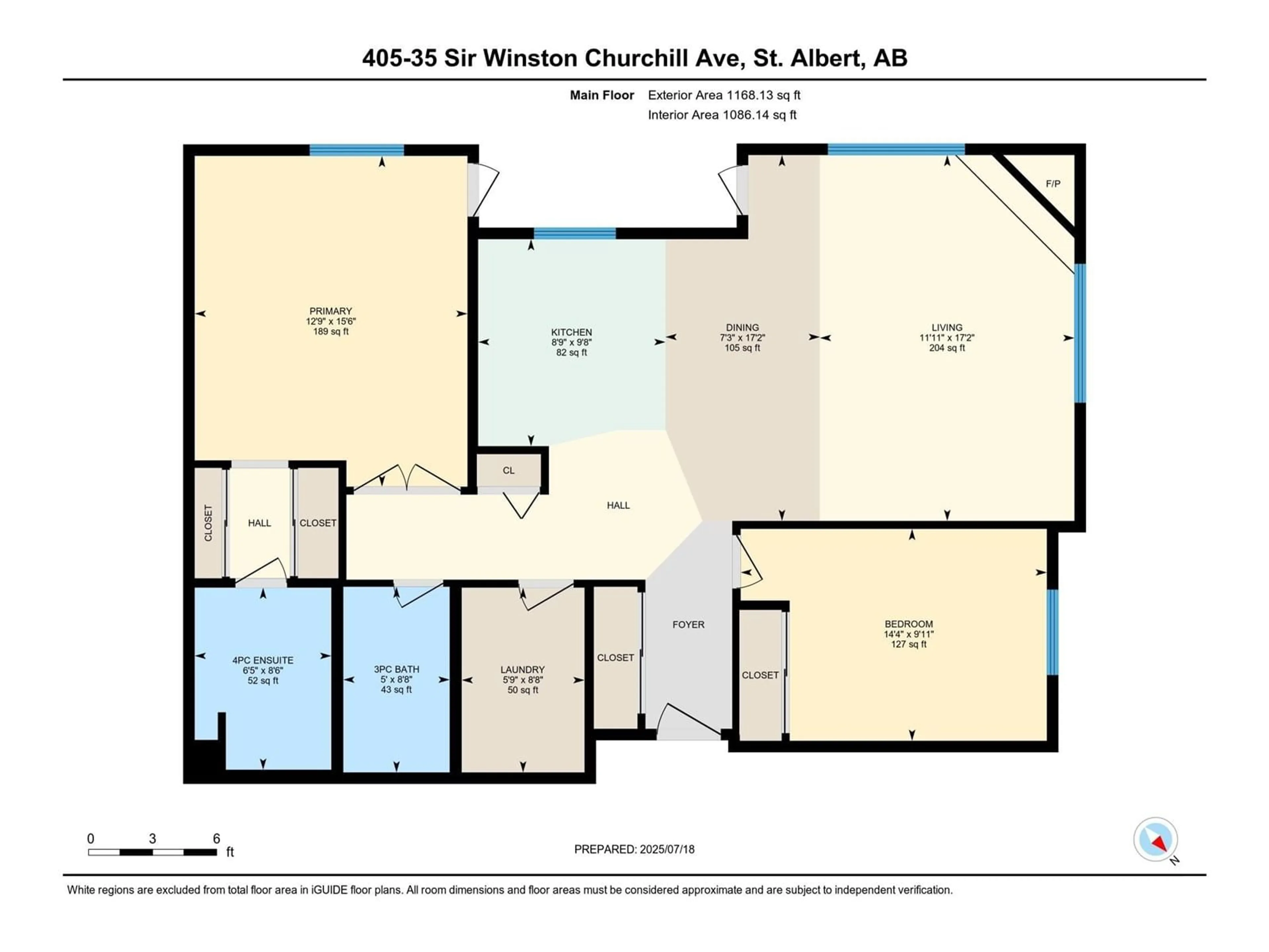 Floor plan for 405 SIR WINSTON CHURCHILL AV, St. Albert Alberta T8N0G3