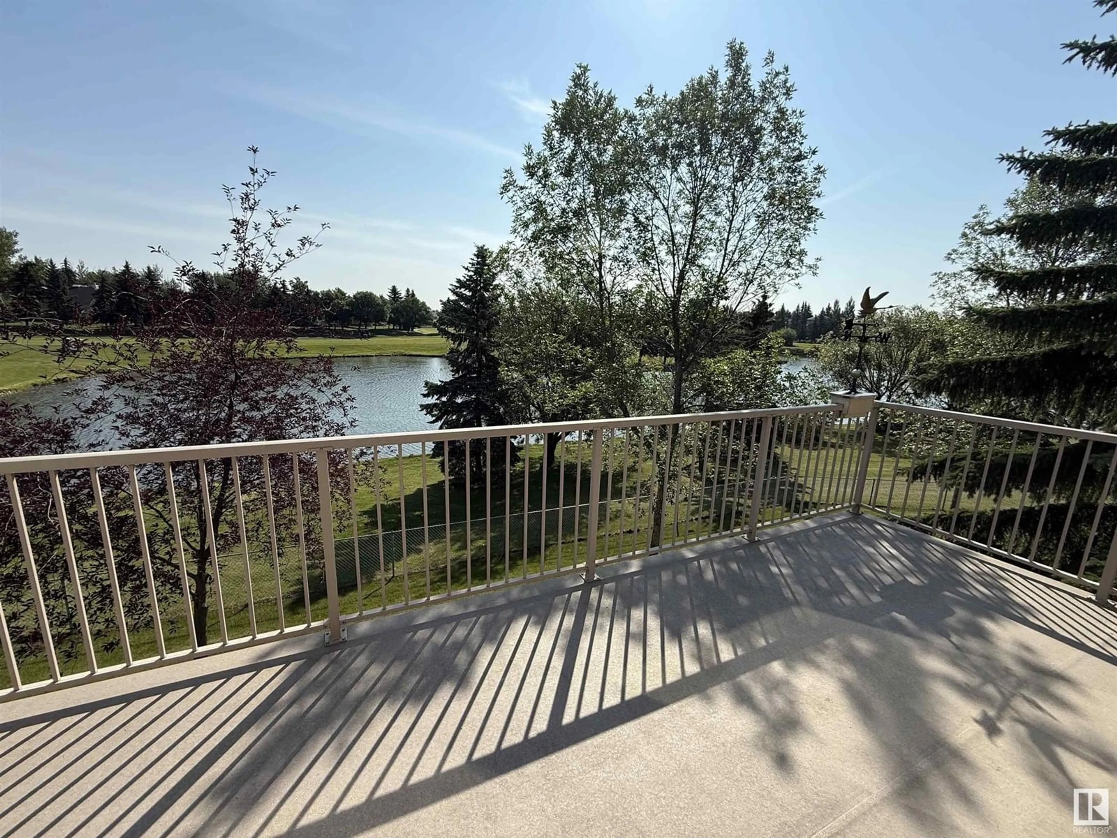 Patio, water/lake/river/ocean view for #42 - 929 PICARD DR, Edmonton Alberta T5T6H3