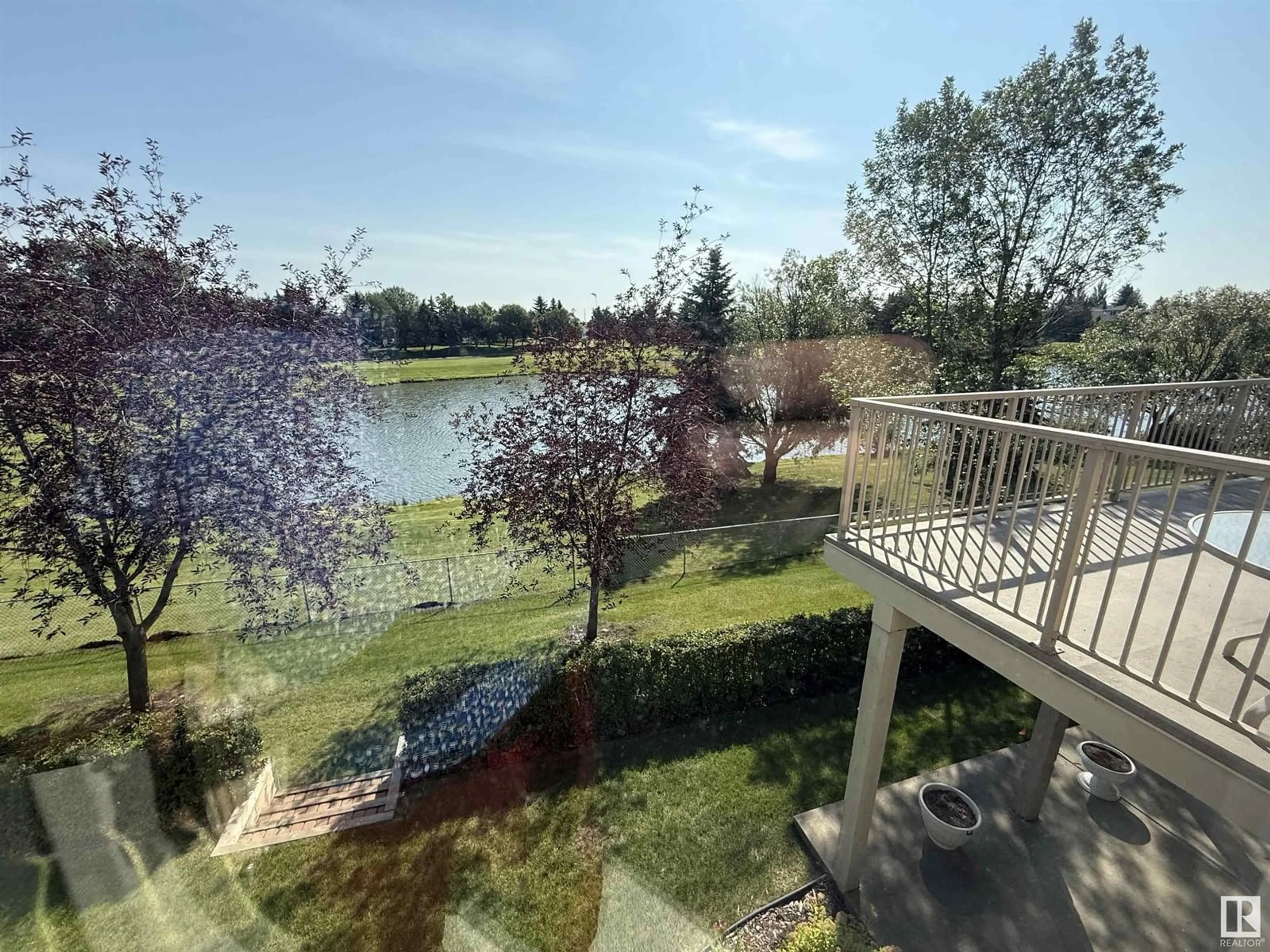 A pic from outside/outdoor area/front of a property/back of a property/a pic from drone, water/lake/river/ocean view for #42 - 929 PICARD DR, Edmonton Alberta T5T6H3