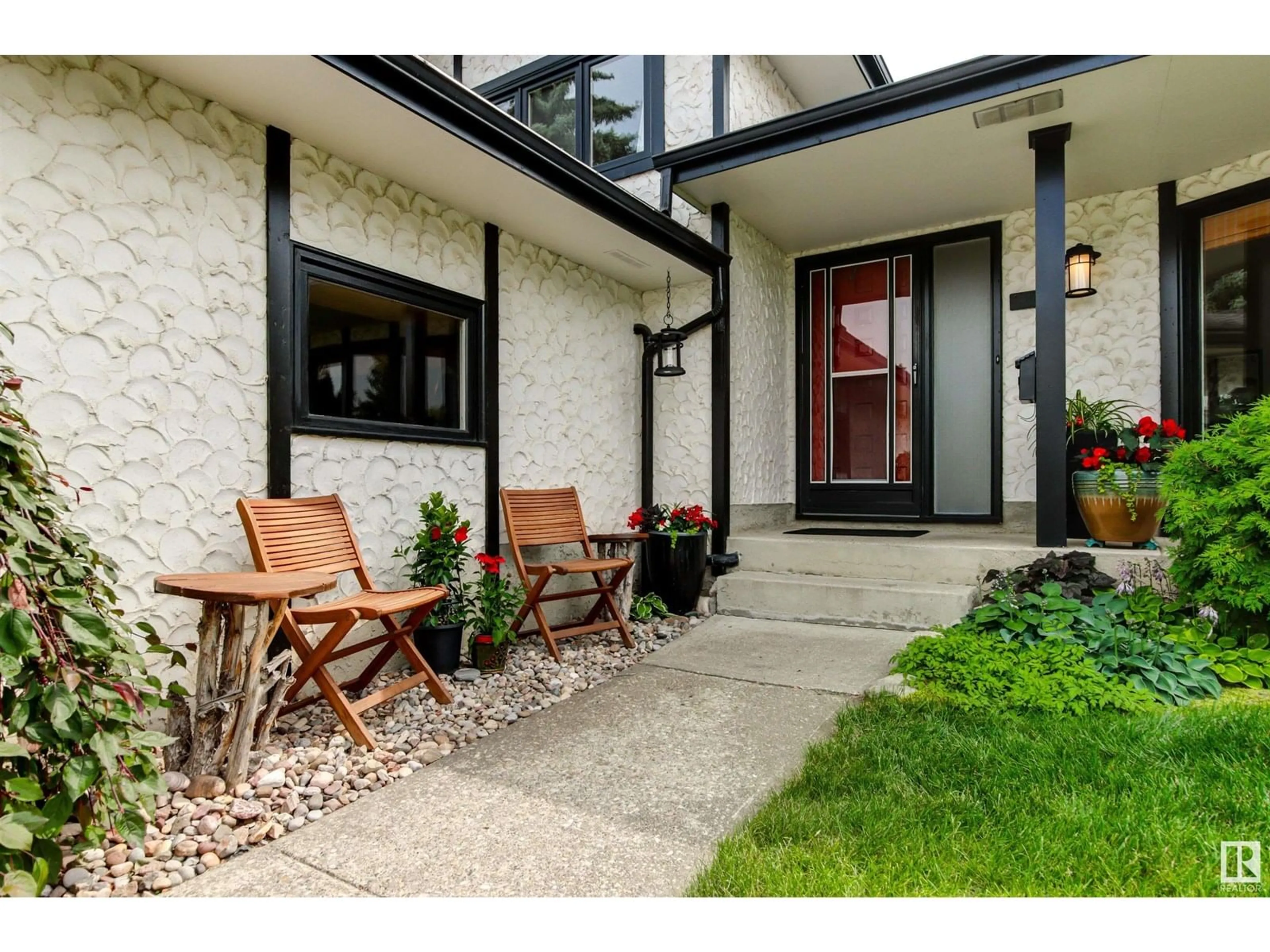 Patio, street for 14715 58 AV NW, Edmonton Alberta T6H4T3