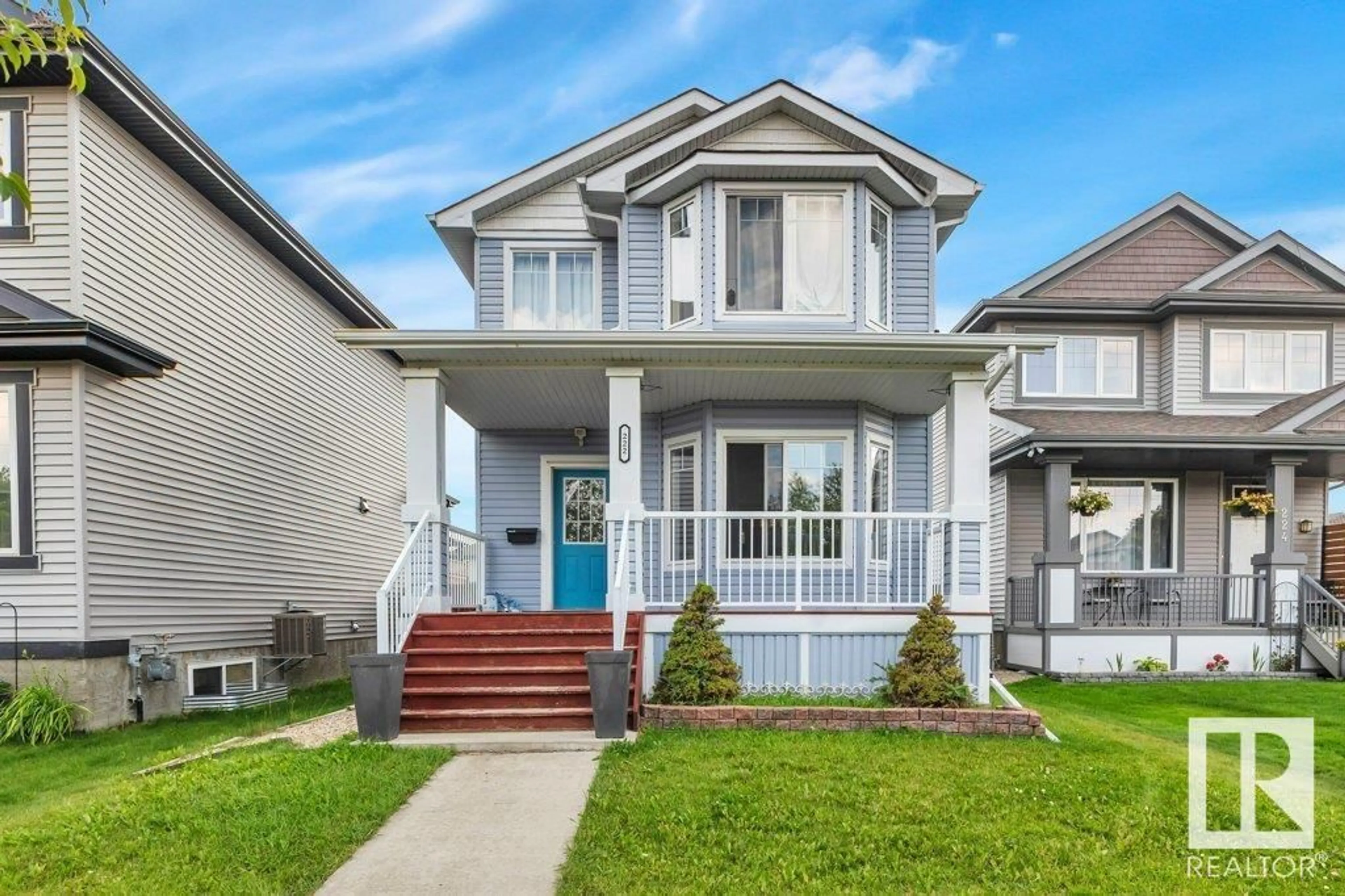 Home with vinyl exterior material, street for 222 SCHUBERT ST, Leduc Alberta T9E8R8