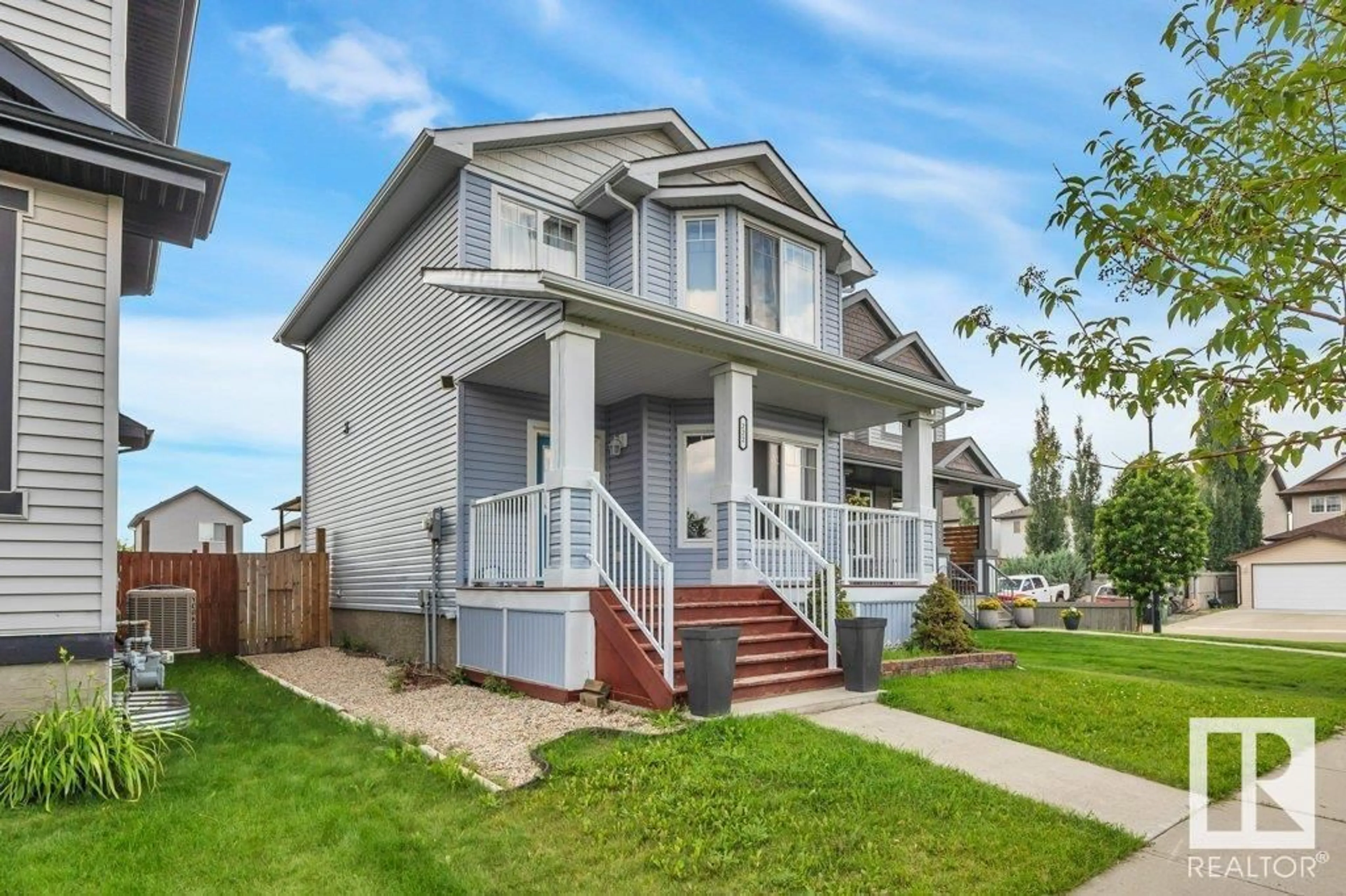 Home with vinyl exterior material, street for 222 SCHUBERT ST, Leduc Alberta T9E8R8