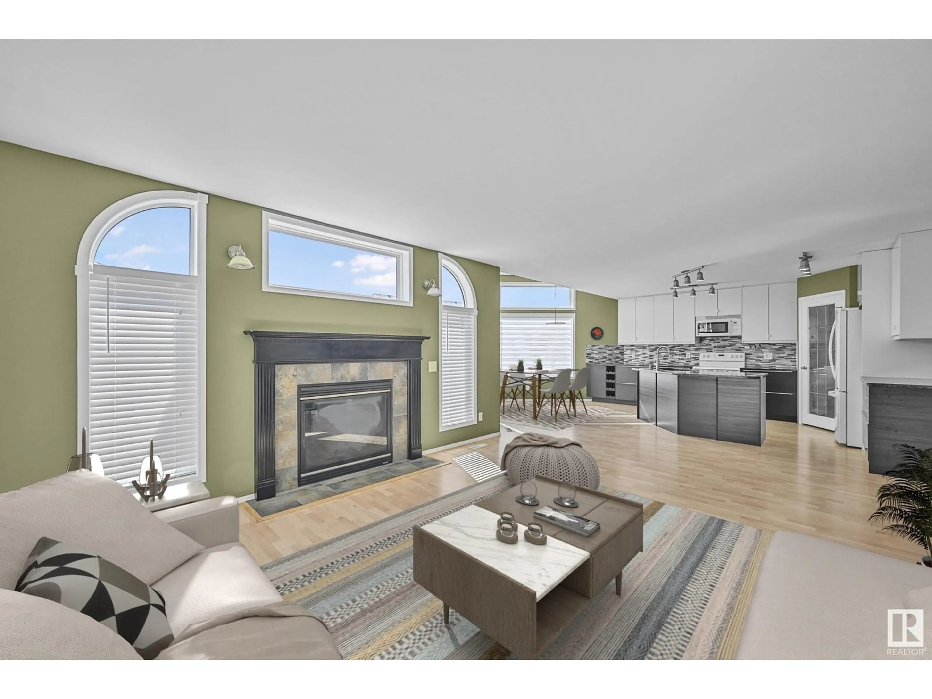 Living room with furniture, unknown for 259 DUNVEGAN RD, Edmonton Alberta T5L5E5
