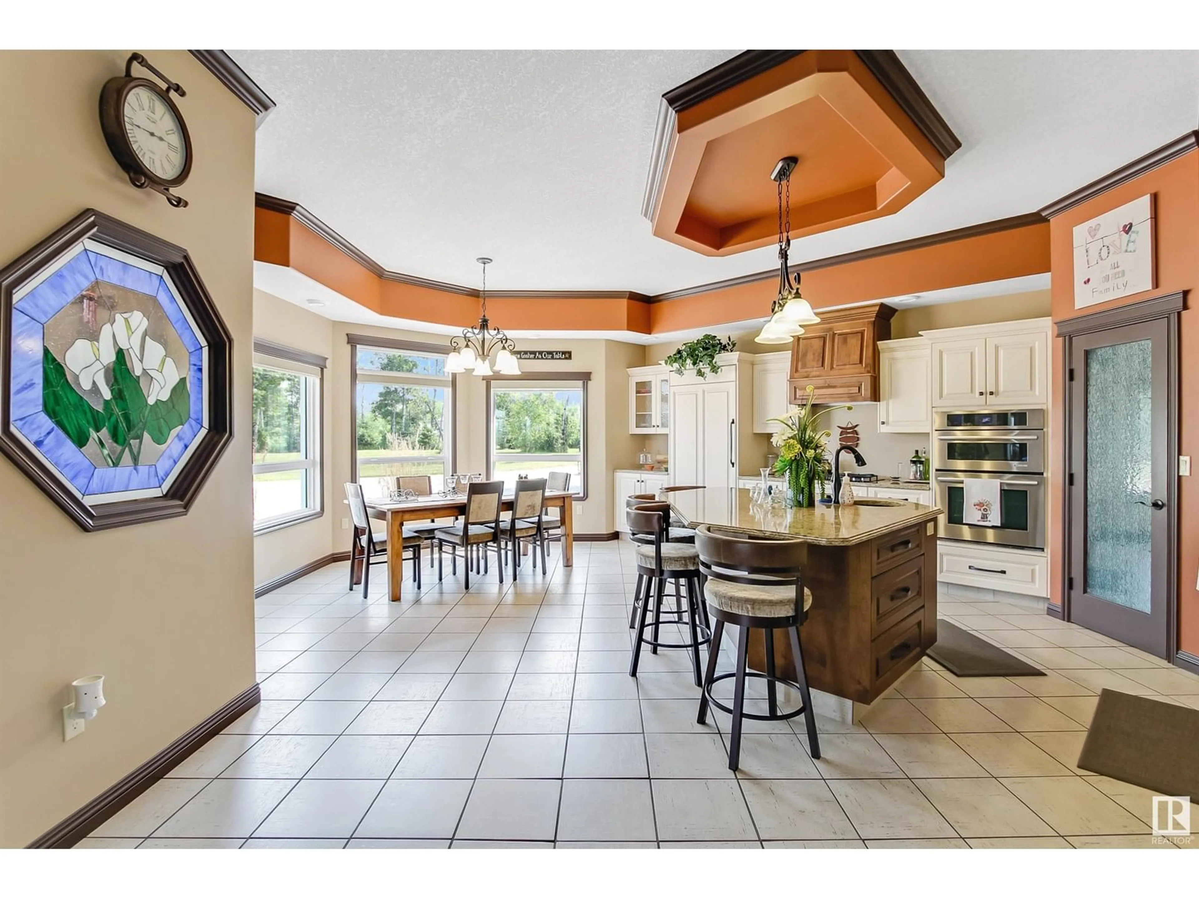 Open concept kitchen, ceramic/tile floor for 414 - 63006A RDG RD, Rural Bonnyville M.D. Alberta T9M1P1