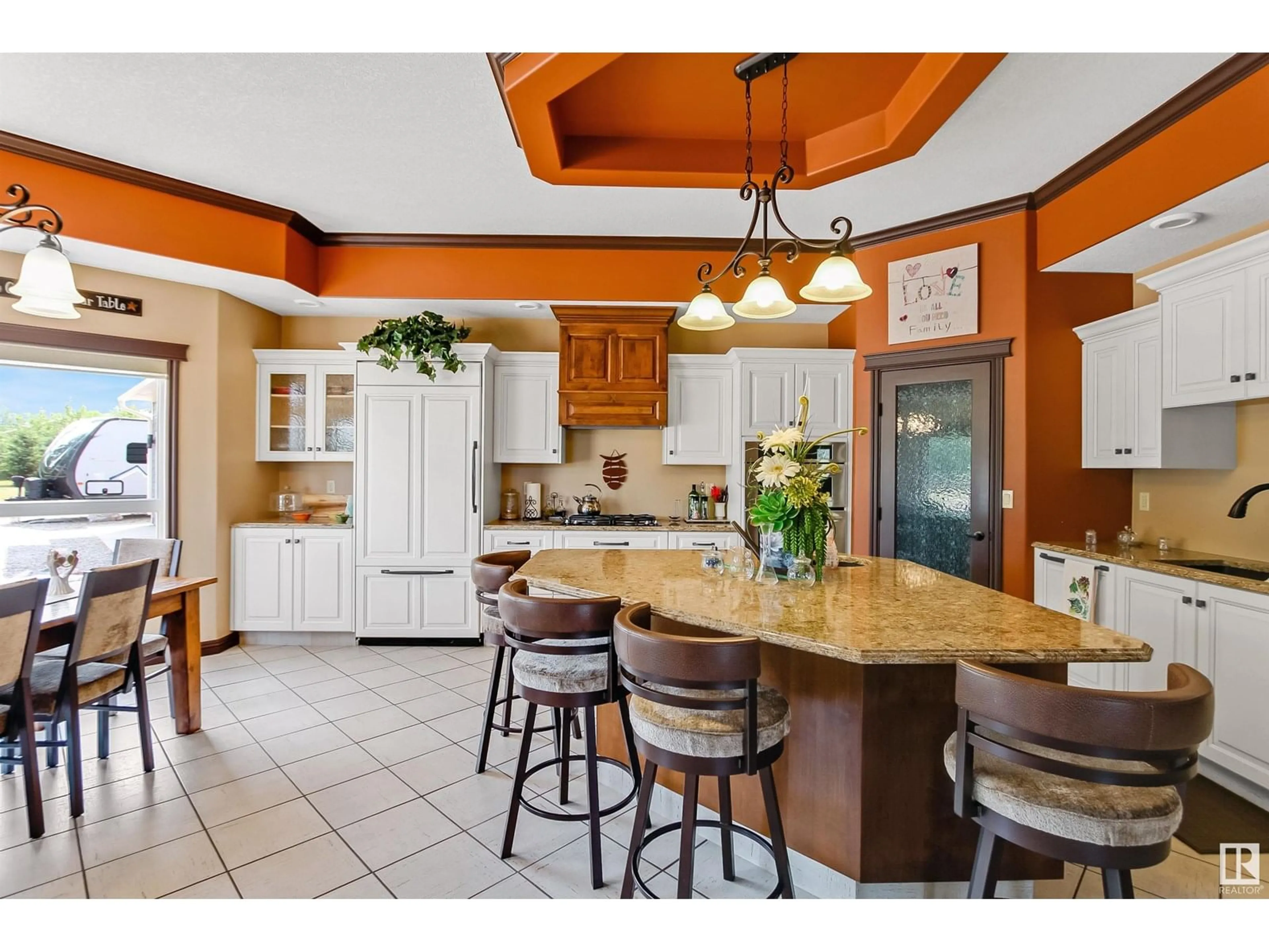 Open concept kitchen, ceramic/tile floor for 414 - 63006A RDG RD, Rural Bonnyville M.D. Alberta T9M1P1