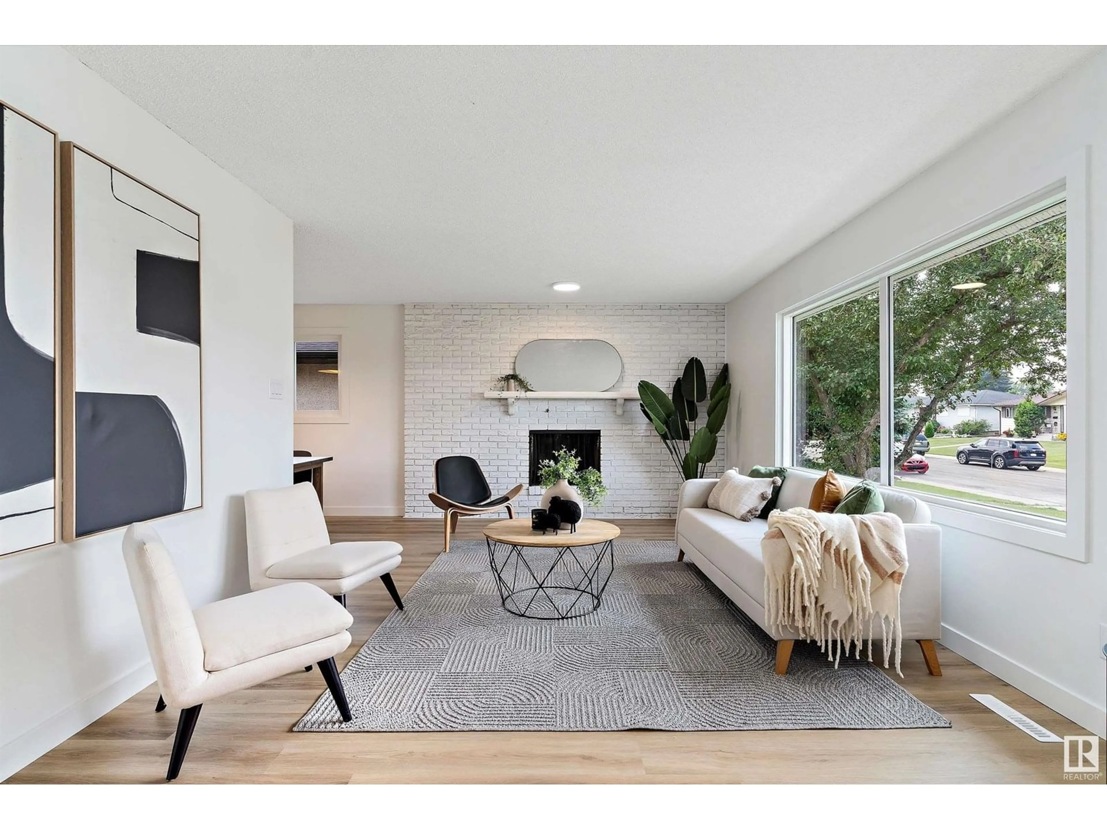 Living room with furniture, unknown for 8507 54 ST, Edmonton Alberta T6B1H2