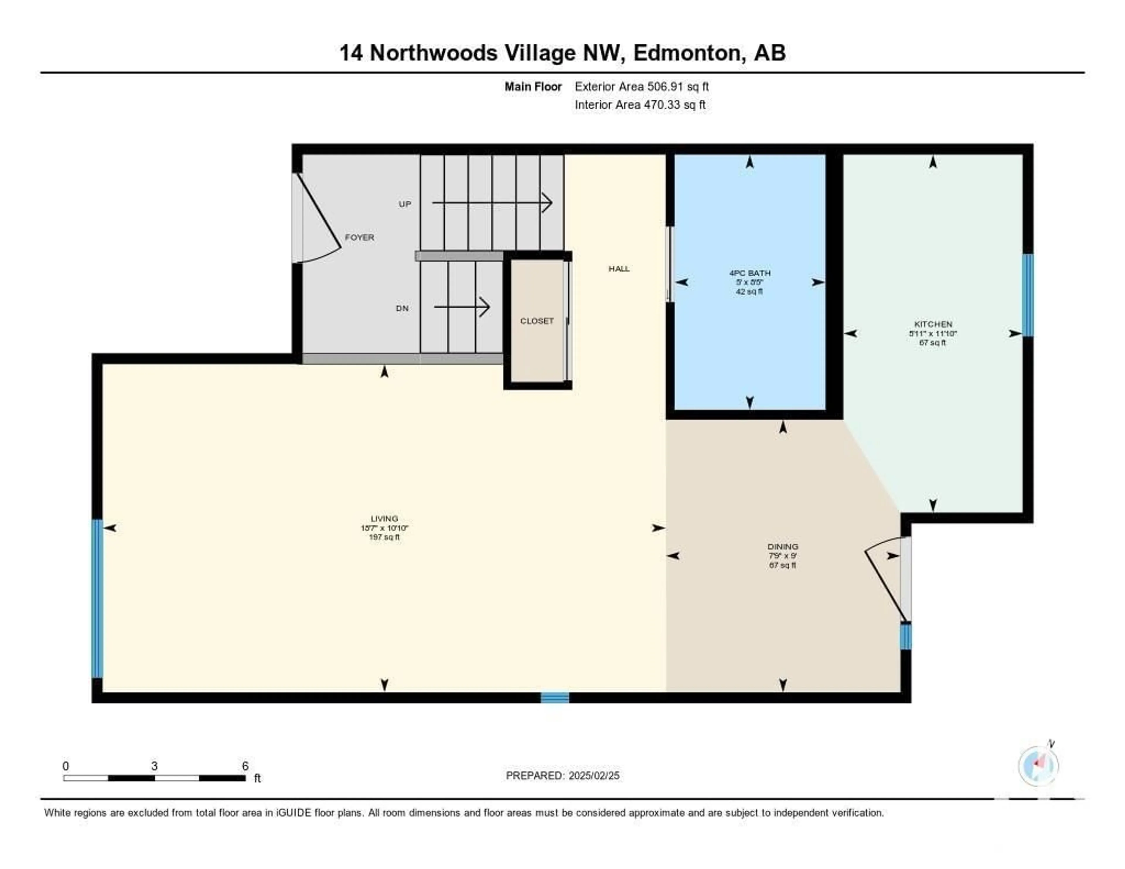 Floor plan for 14 NORTHWOODS VG, Edmonton Alberta T5X1T2