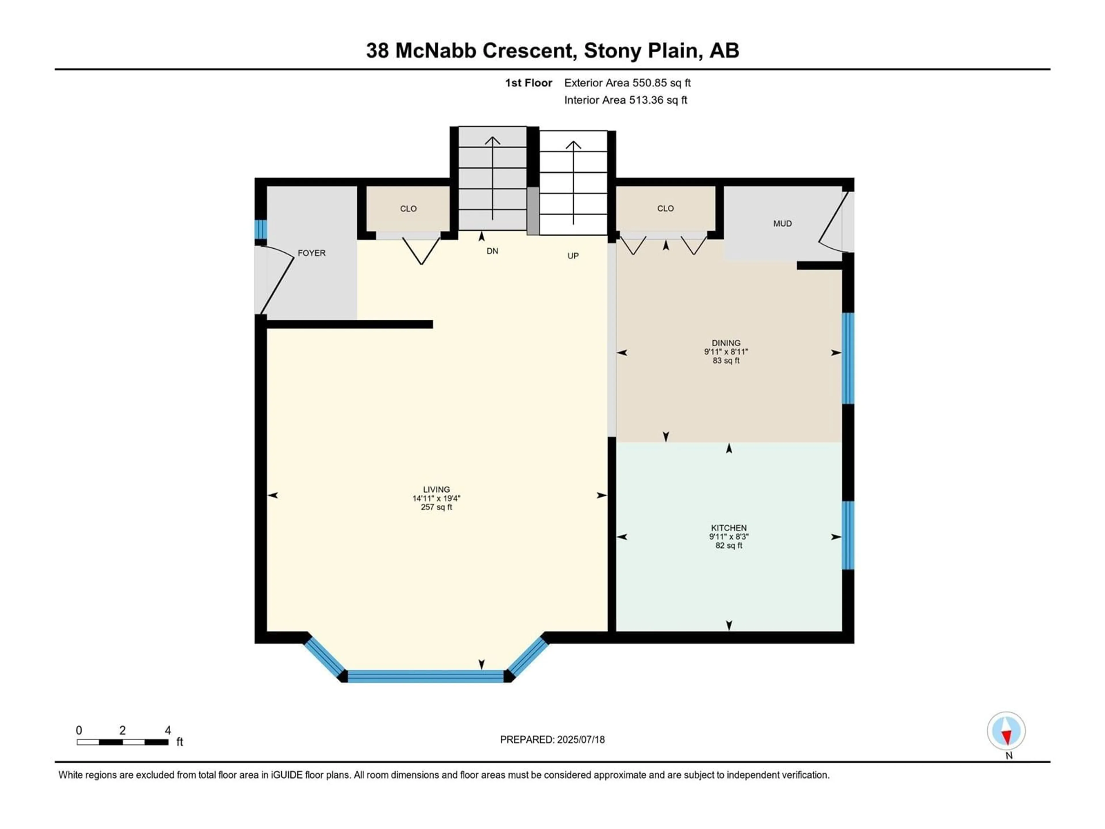 Floor plan for 38 MCNABB CR, Stony Plain Alberta T7Z1G8