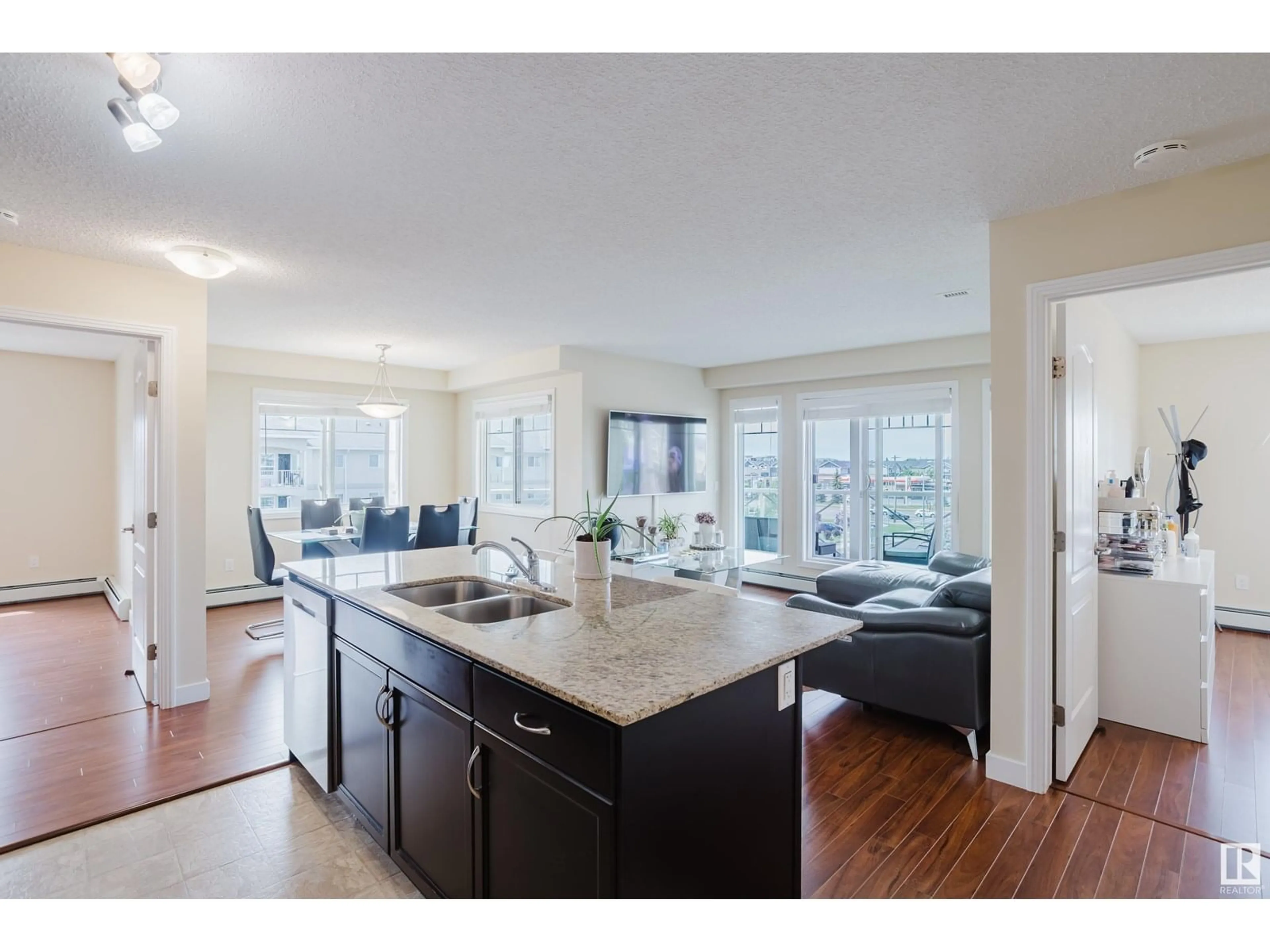 Open concept kitchen, unknown for #415 - 12650 142 AV, Edmonton Alberta T5X0J4