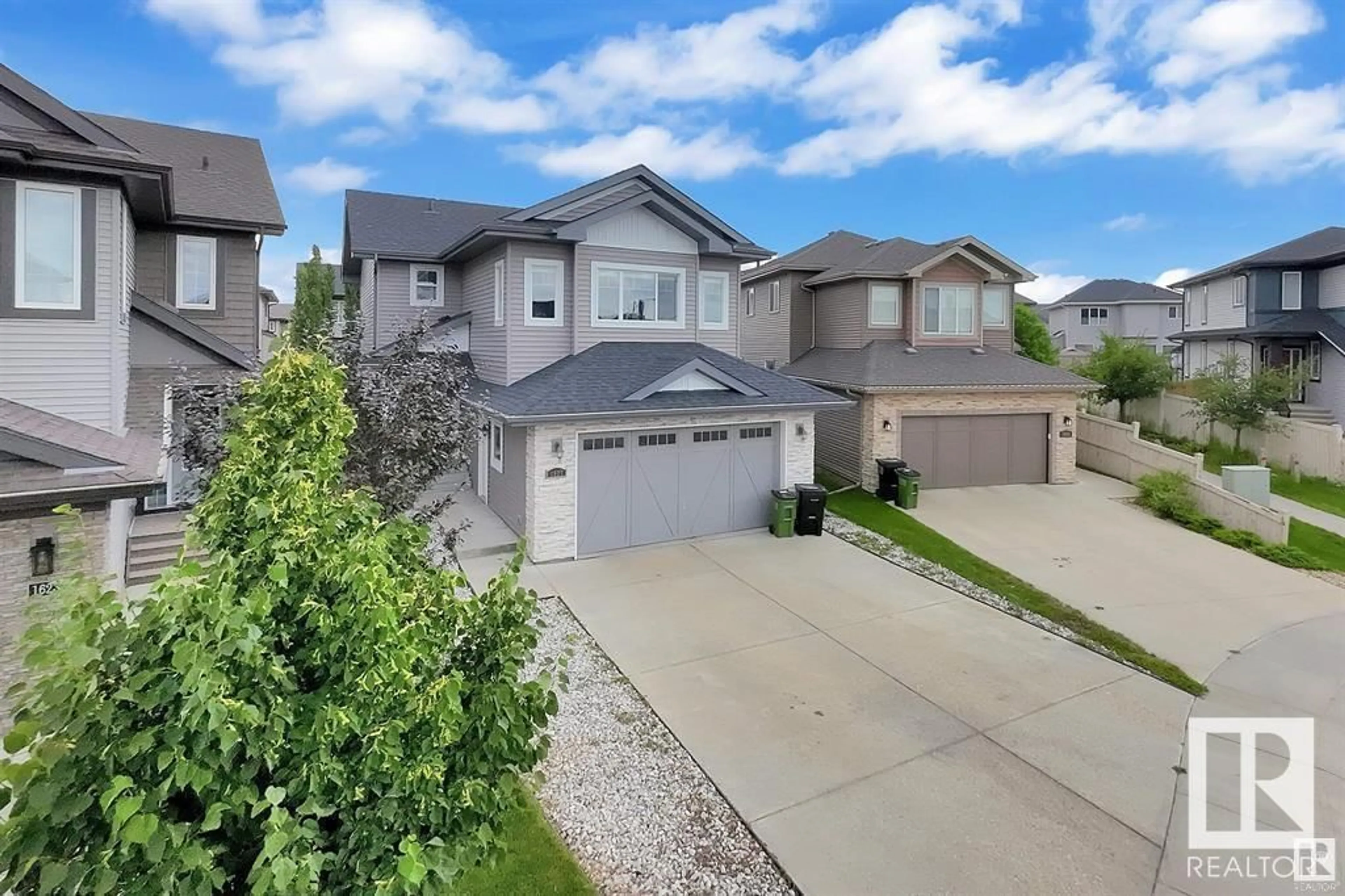 A pic from outside/outdoor area/front of a property/back of a property/a pic from drone, street for SW - 1627 161 ST, Edmonton Alberta T6W3P4