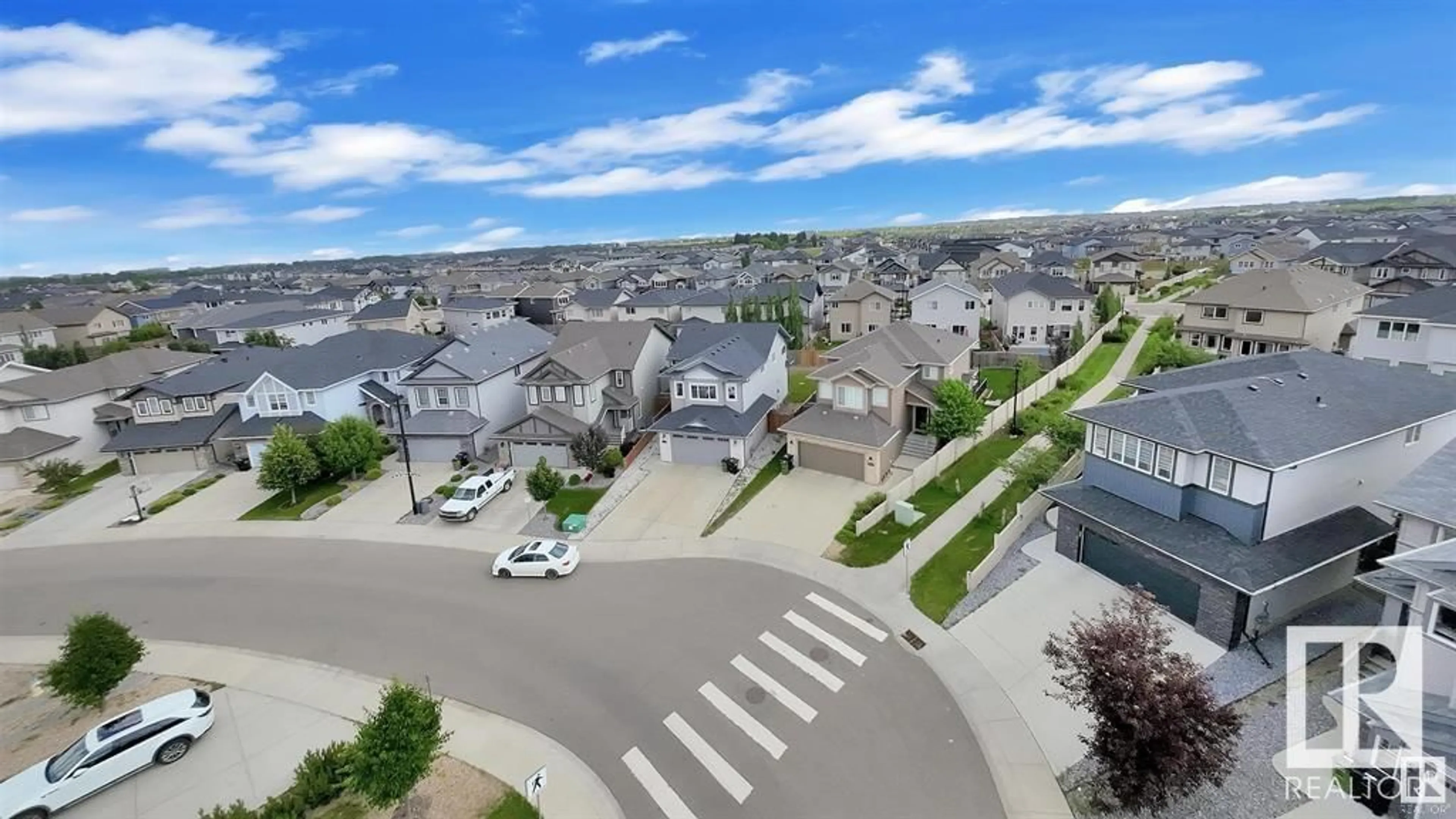 A pic from outside/outdoor area/front of a property/back of a property/a pic from drone, unknown for SW - 1627 161 ST, Edmonton Alberta T6W3P4