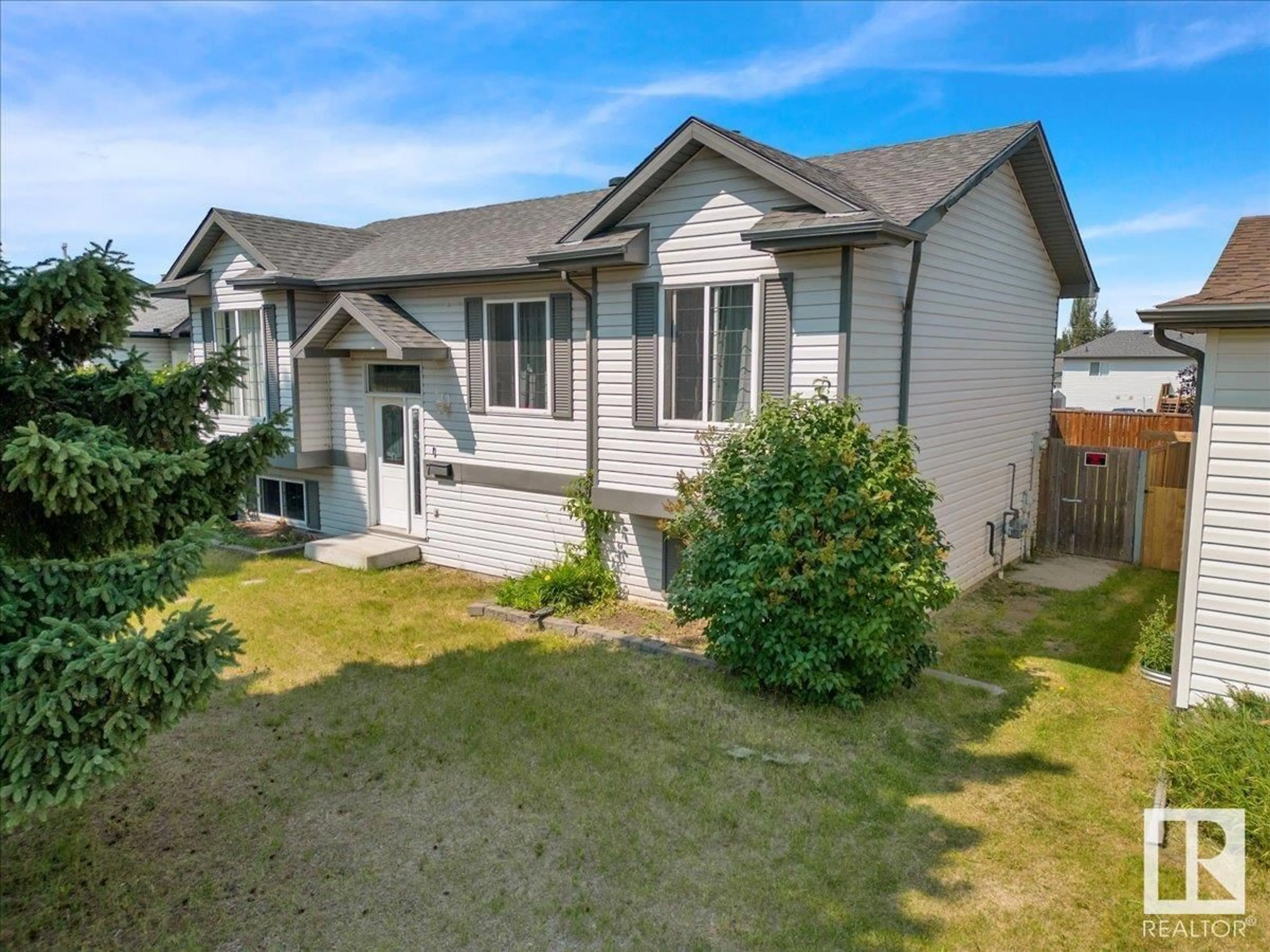 A pic from outside/outdoor area/front of a property/back of a property/a pic from drone, street for 7 SPRUCE MEADOW LN, Bon Accord Alberta T0A0K0