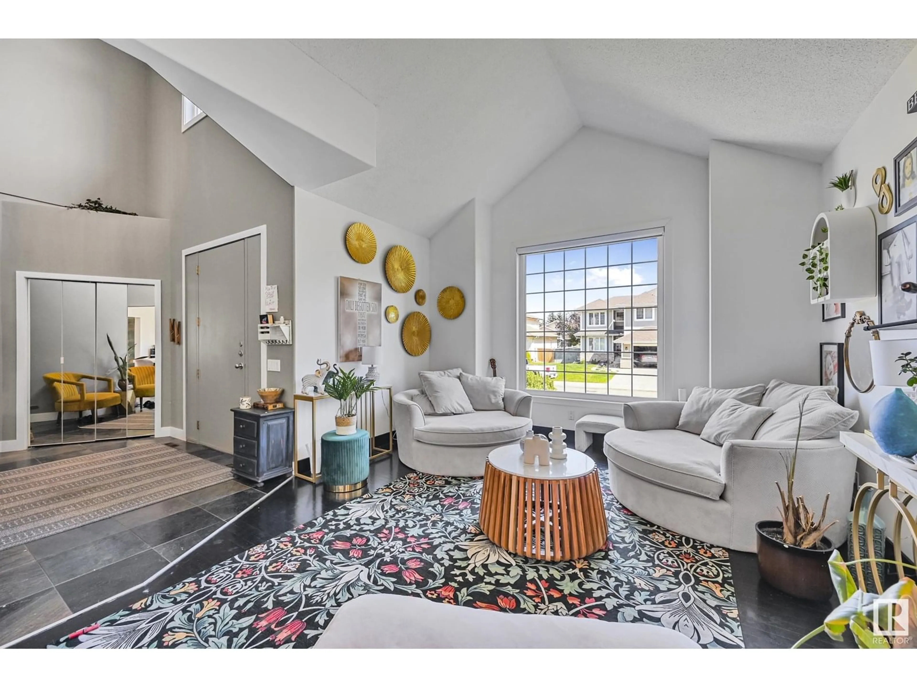 Living room with furniture, unknown for 108 PHILLIPS ROW, Edmonton Alberta T5T5Y3