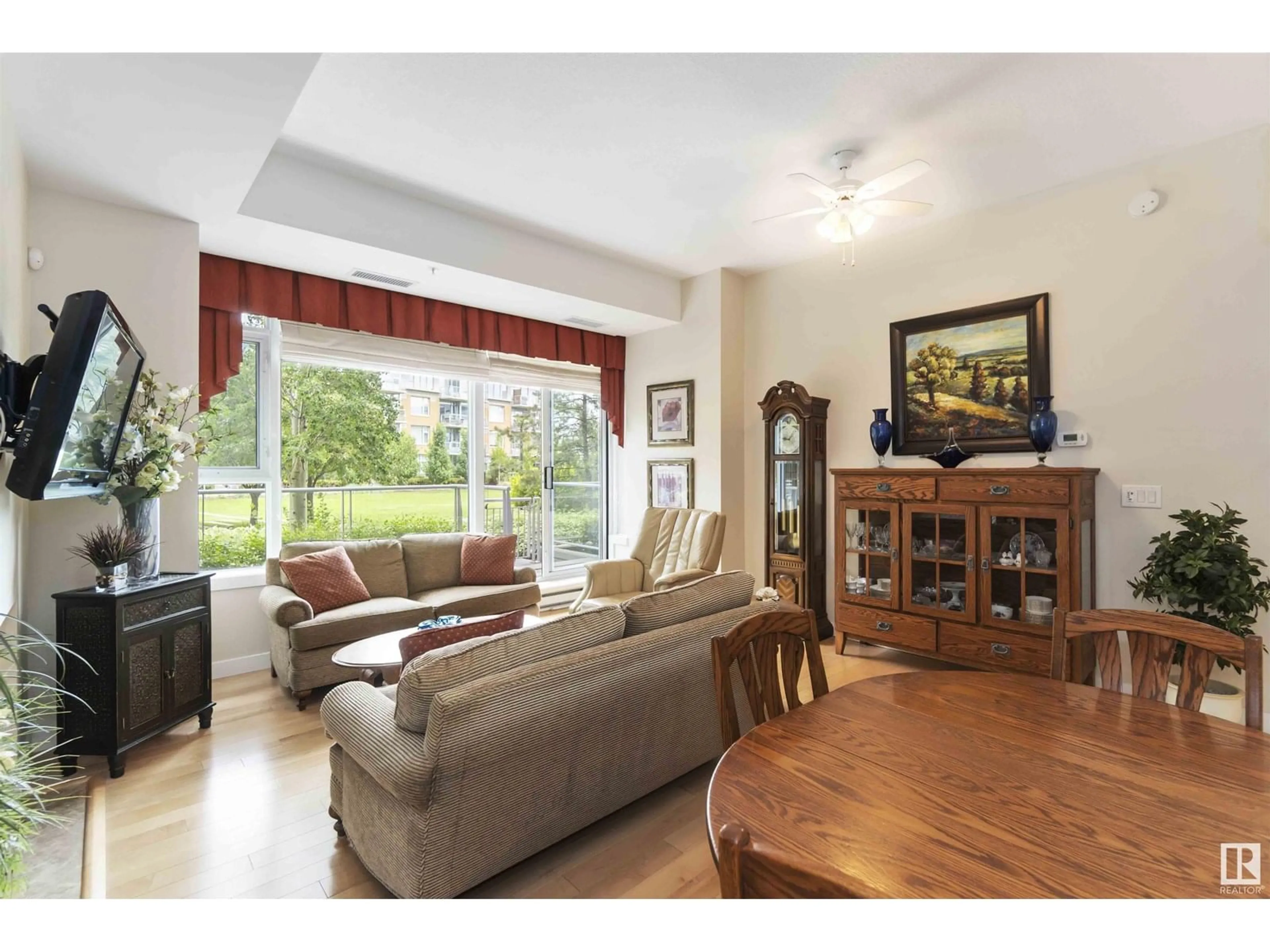 Living room with furniture, unknown for #108 - 2504 109 ST, Edmonton Alberta T6J2H3