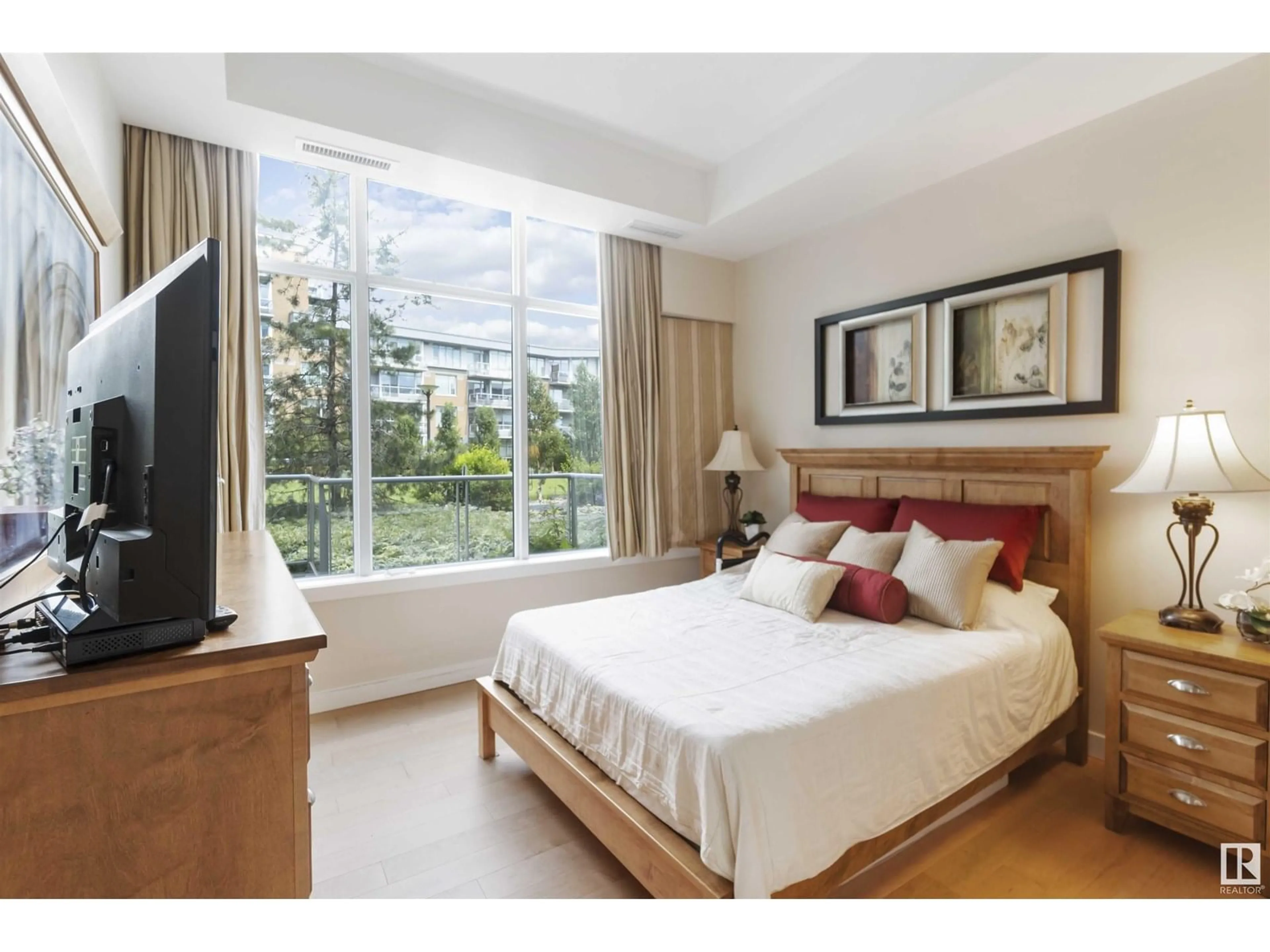 Bedroom with bed, unknown for #108 - 2504 109 ST, Edmonton Alberta T6J2H3