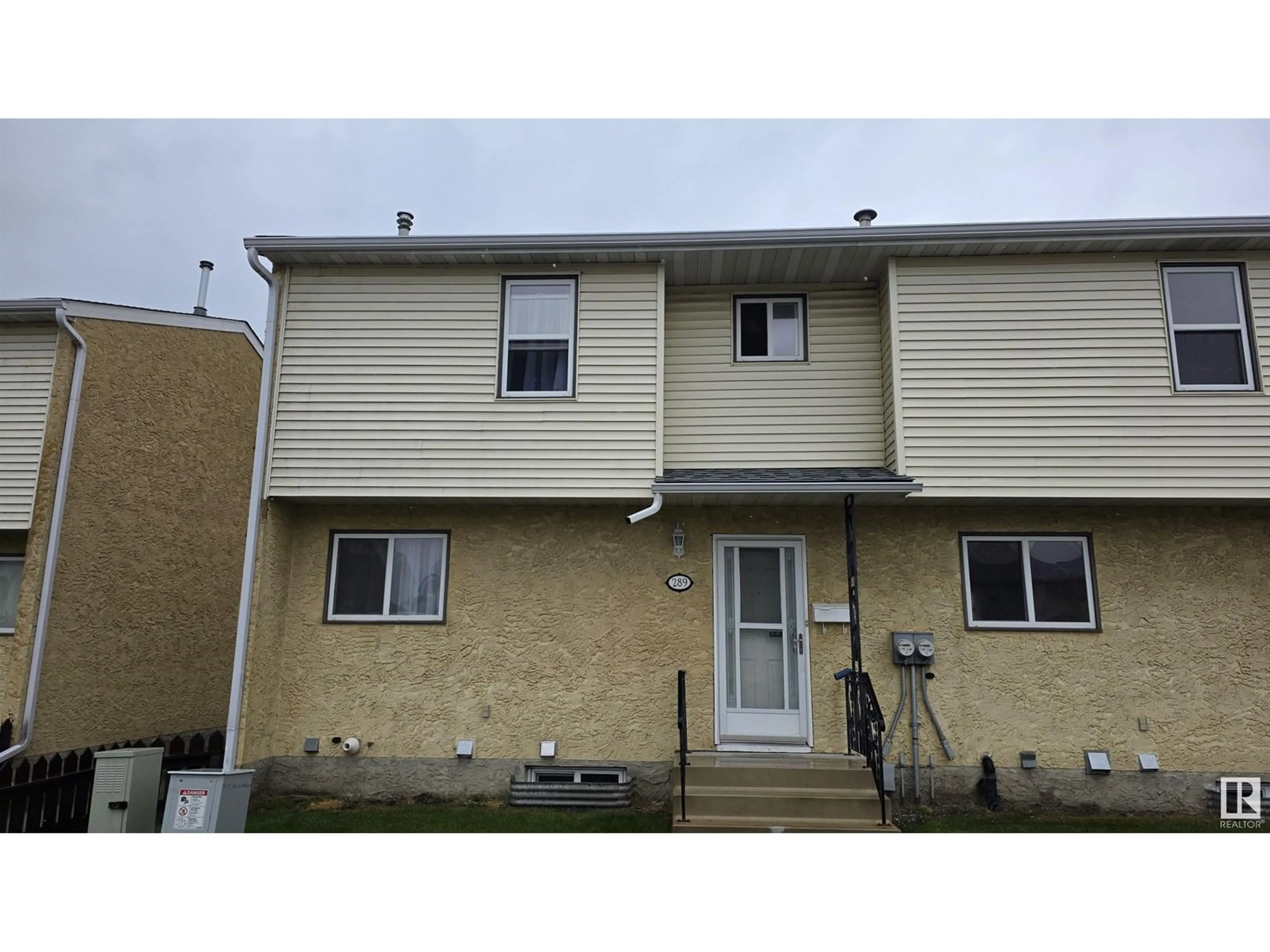 Home with vinyl exterior material, street for 289 HARRISON DR, Edmonton Alberta T5A2X5