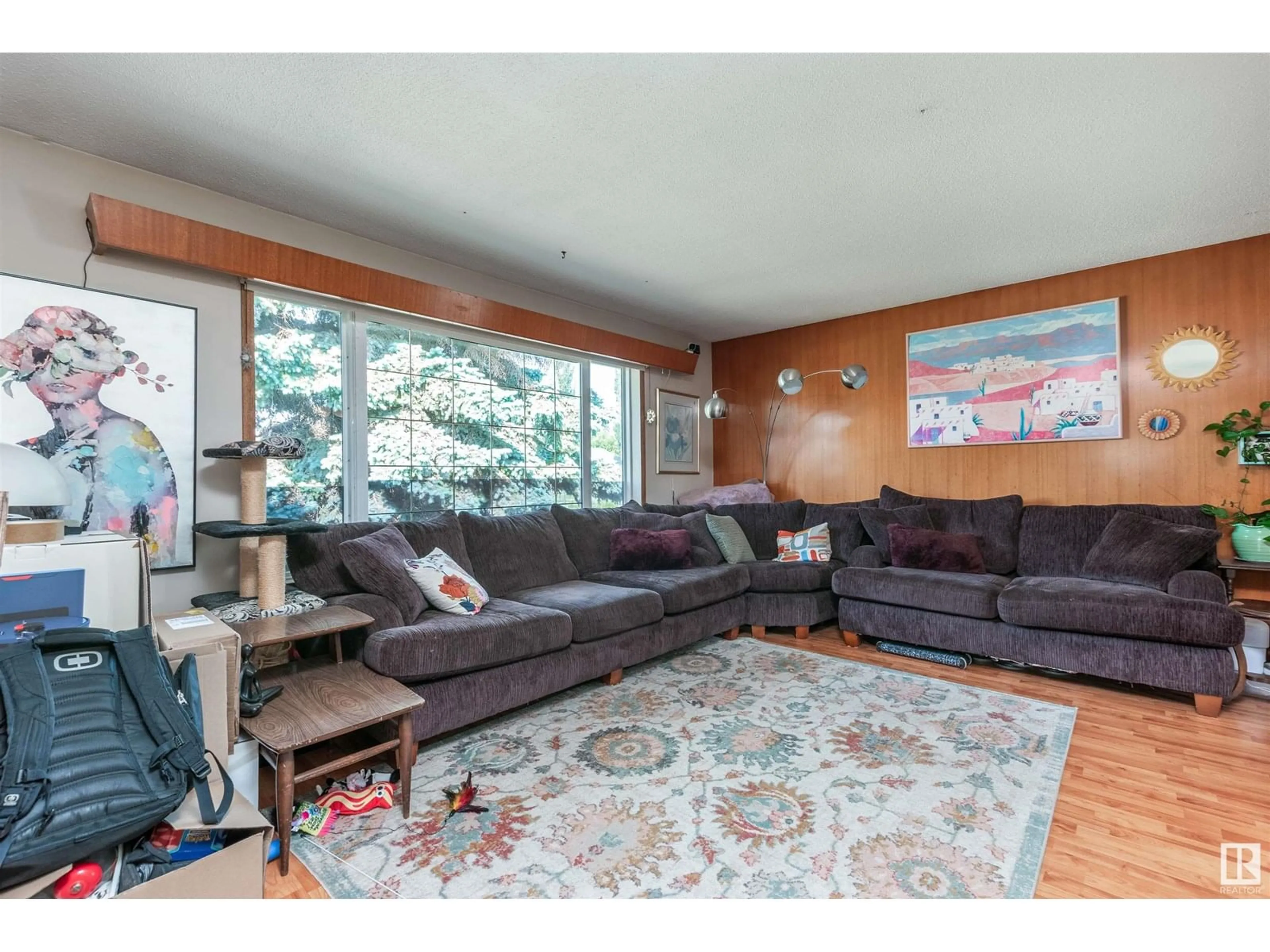 Living room with furniture, unknown for NW - 12735 129 ST, Edmonton Alberta T5L1H9