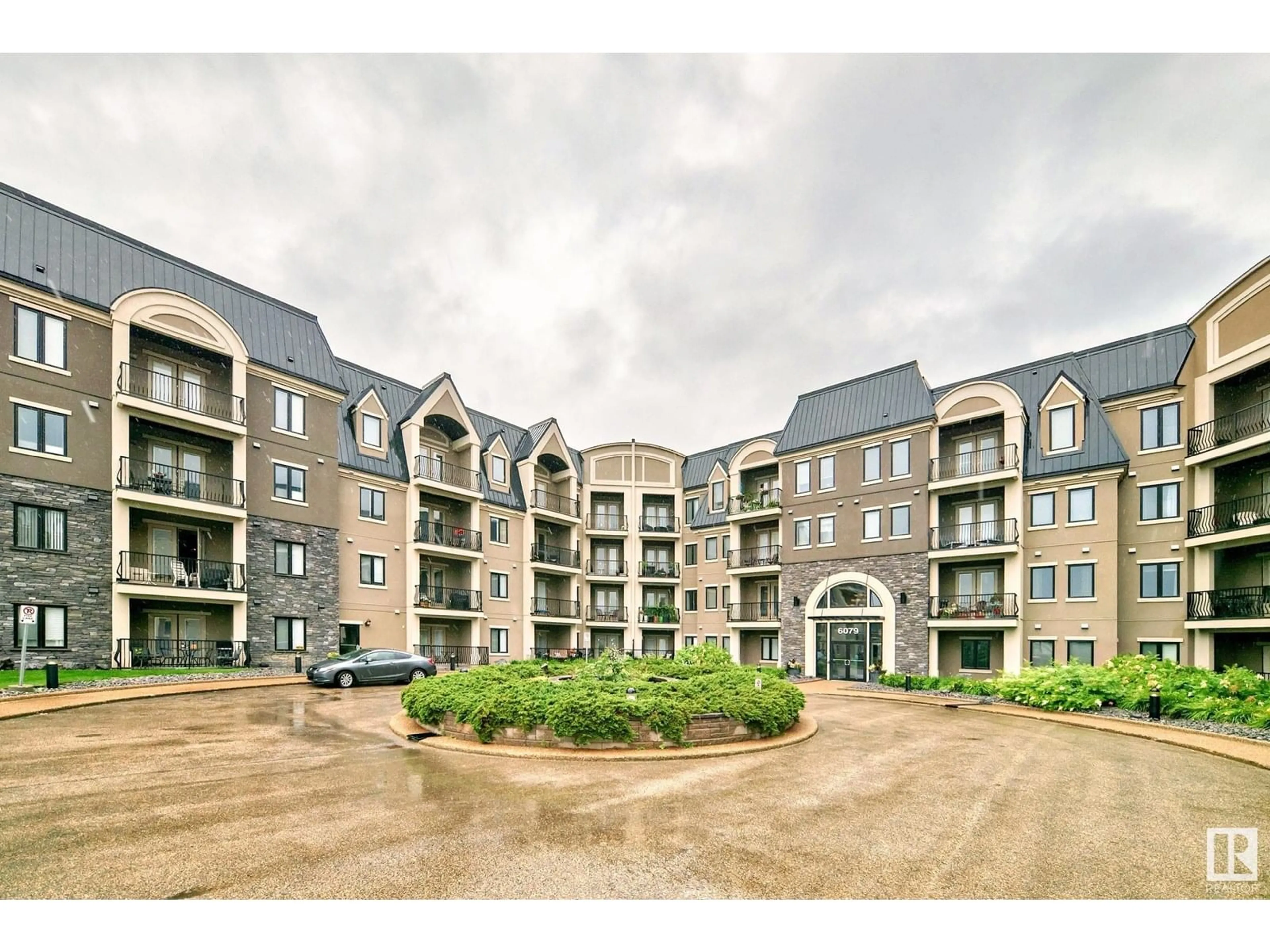 A pic from outside/outdoor area/front of a property/back of a property/a pic from drone, unknown for #446 - 6079 MAYNARD WY, Edmonton Alberta T6R0S4