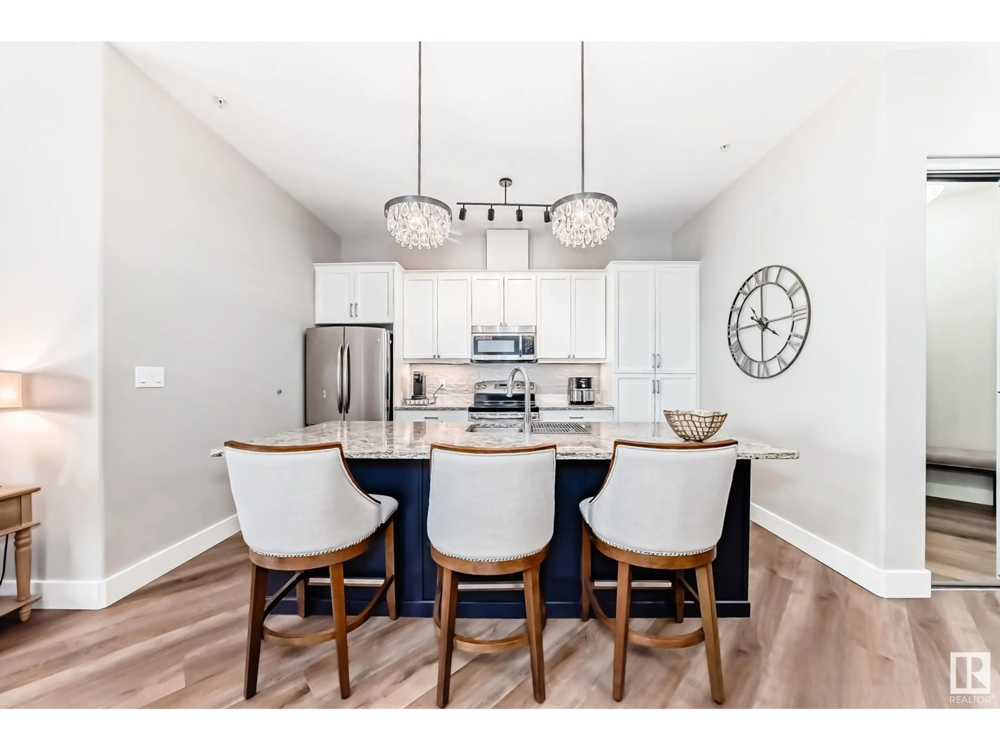 Open concept kitchen, unknown for #446 - 6079 MAYNARD WY, Edmonton Alberta T6R0S4