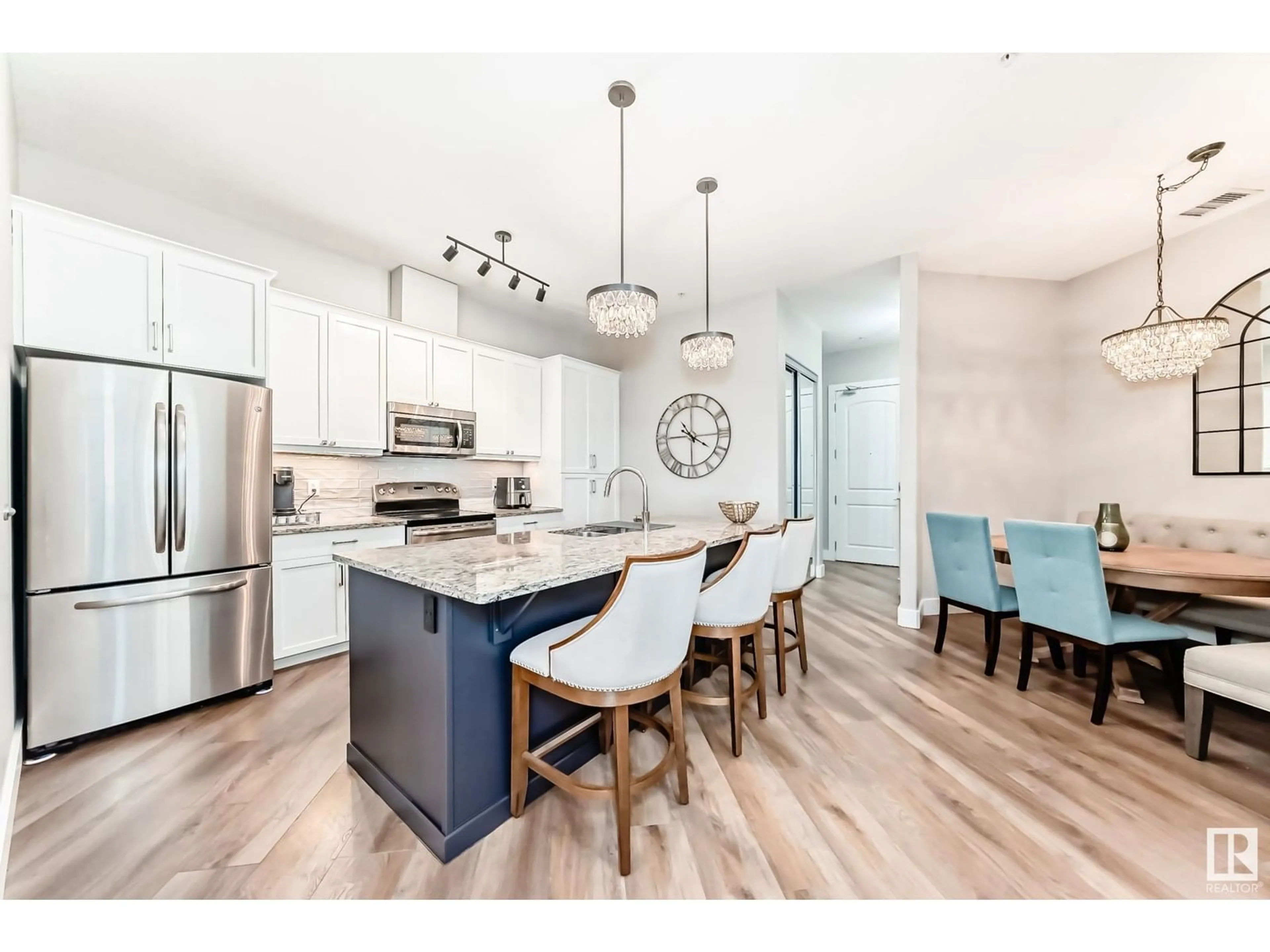 Open concept kitchen, unknown for #446 - 6079 MAYNARD WY, Edmonton Alberta T6R0S4