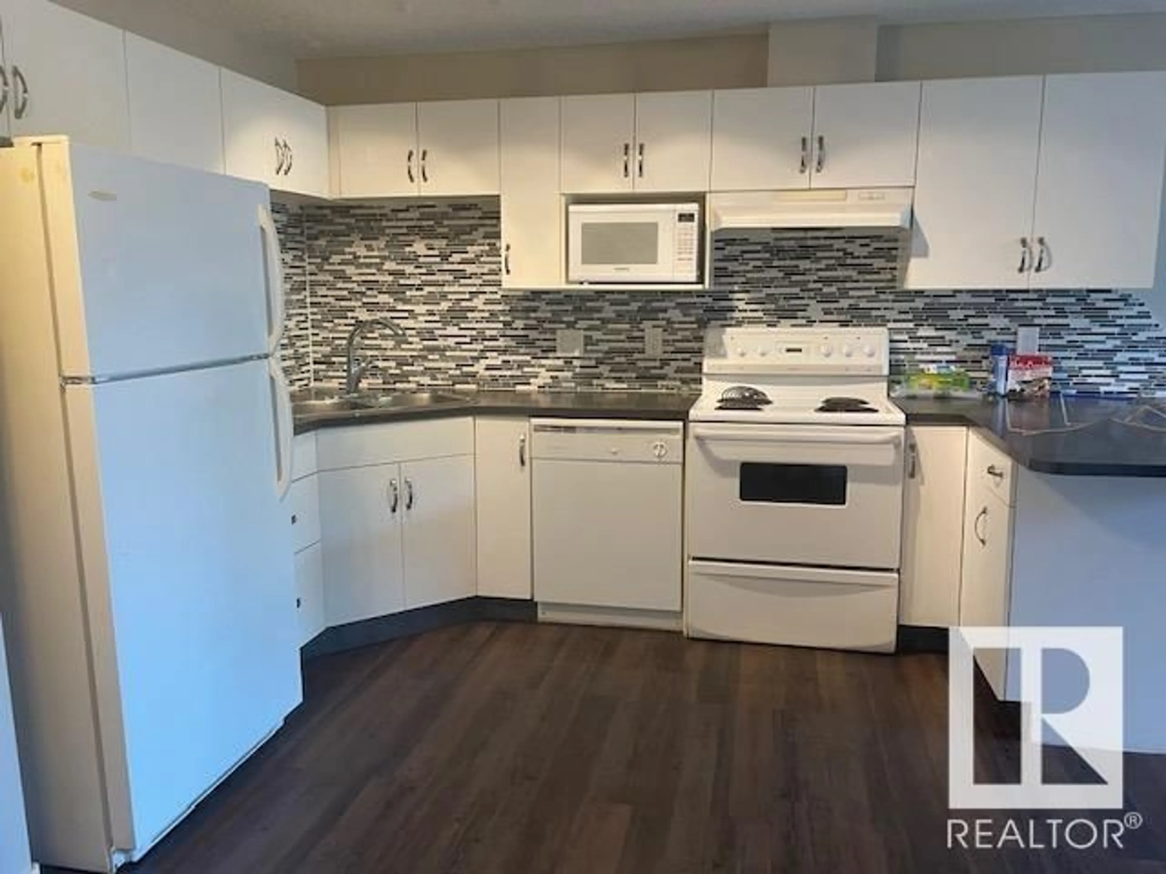 Standard kitchen, unknown for #121 - 10535 122 ST, Edmonton Alberta T5N4B7