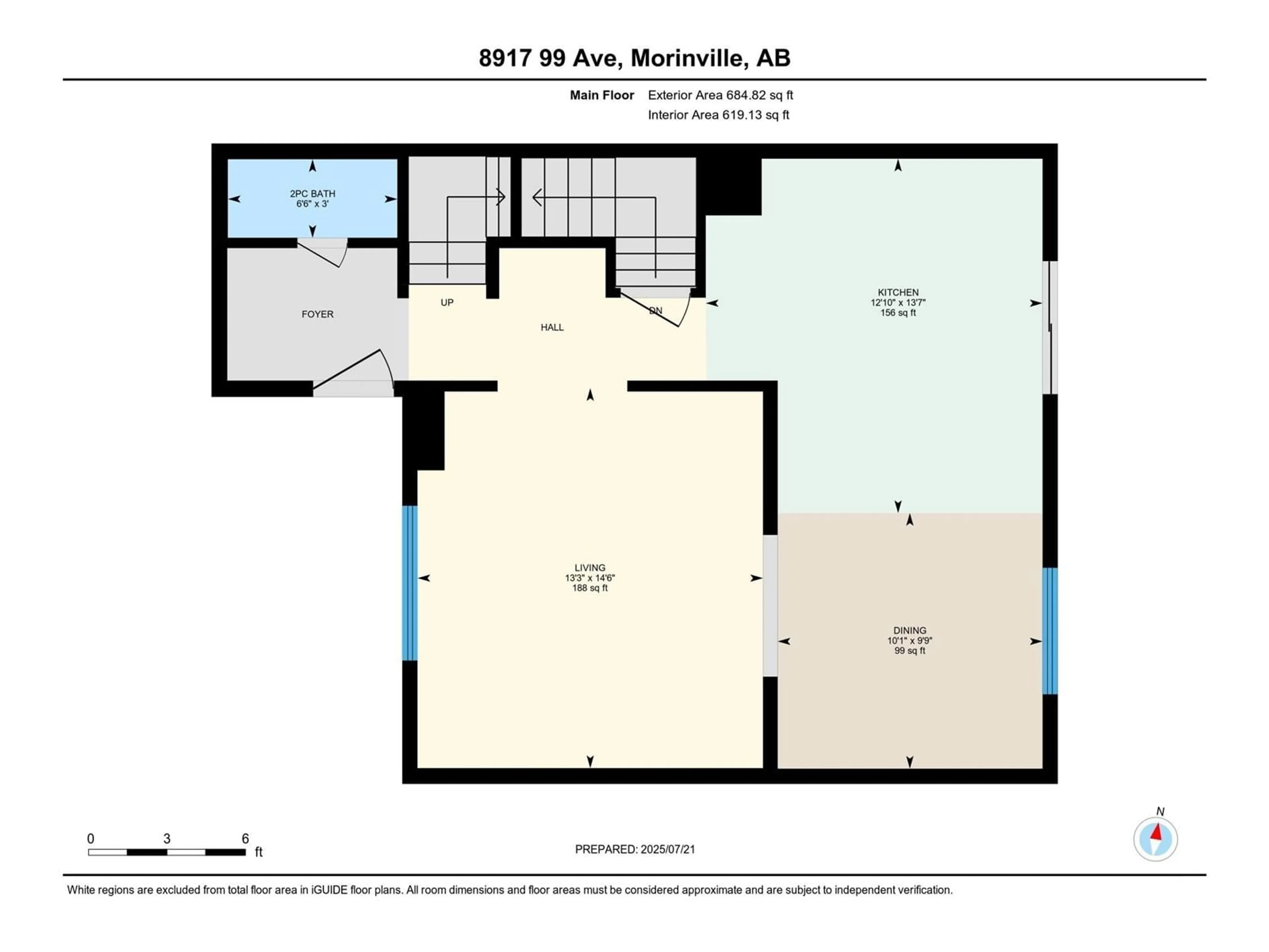 Floor plan for 8917 99 AV, Morinville Alberta T8R1K5