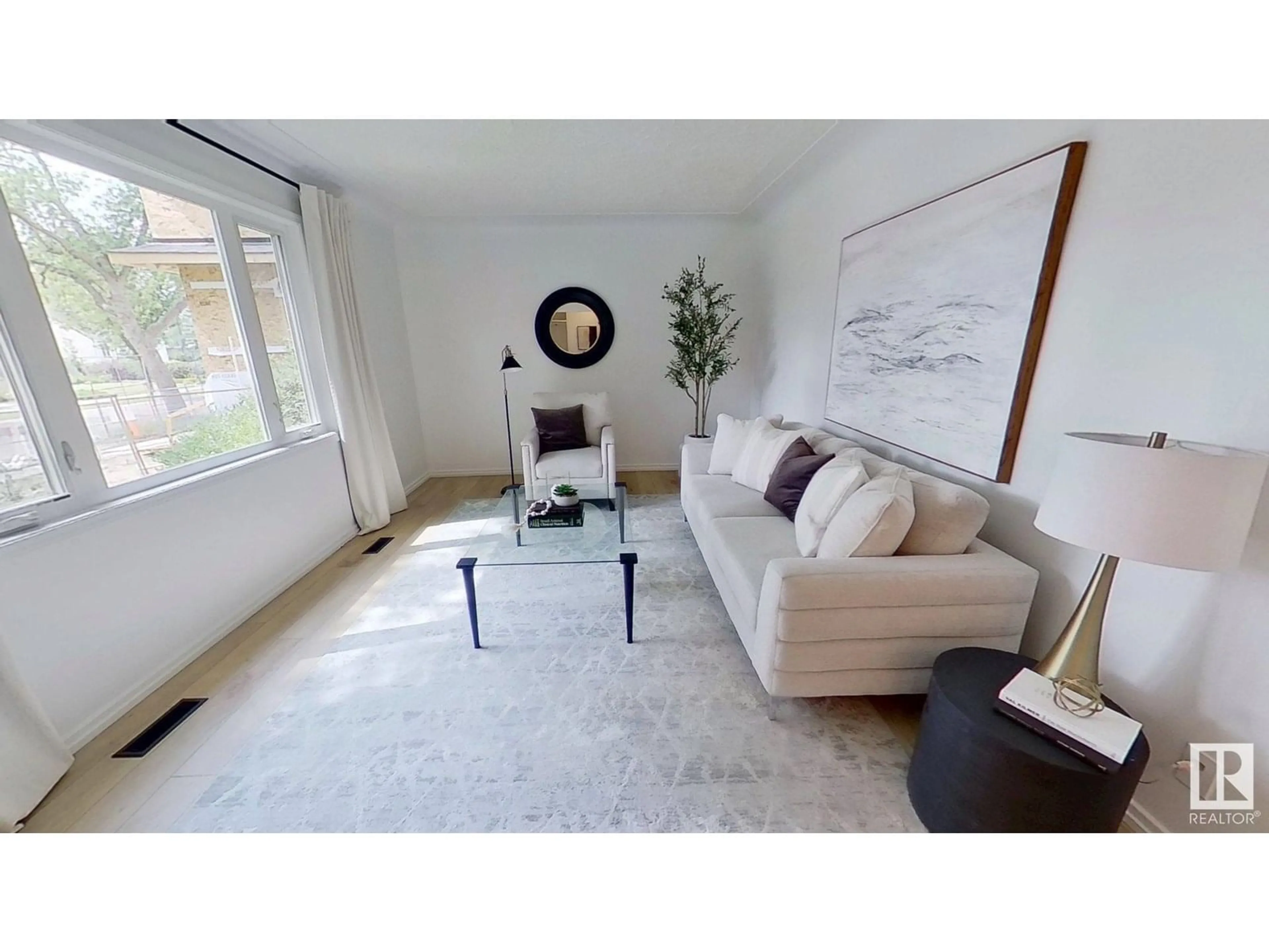 Living room with furniture, unknown for 13534 110A AV, Edmonton Alberta T5M2M9