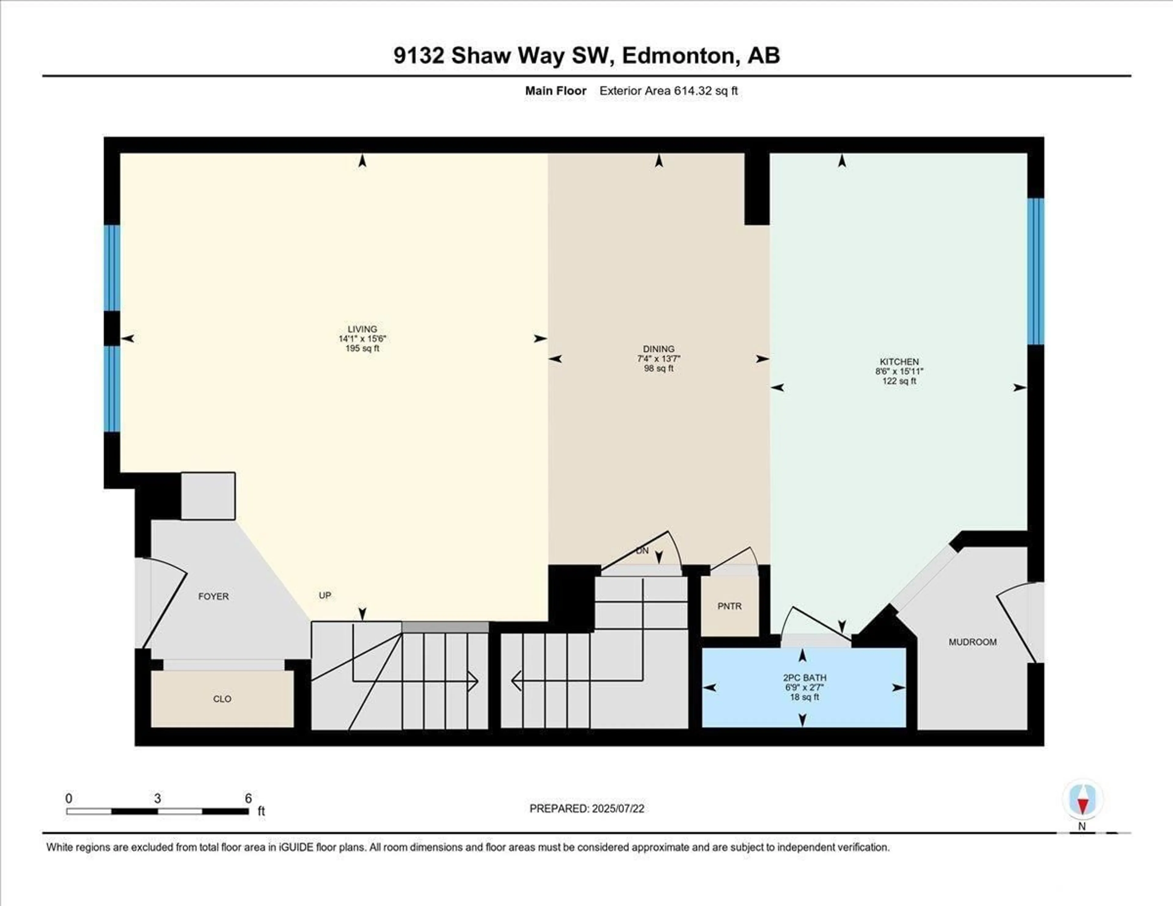 Floor plan for 9132 SHAW WY, Edmonton Alberta T6X0S4