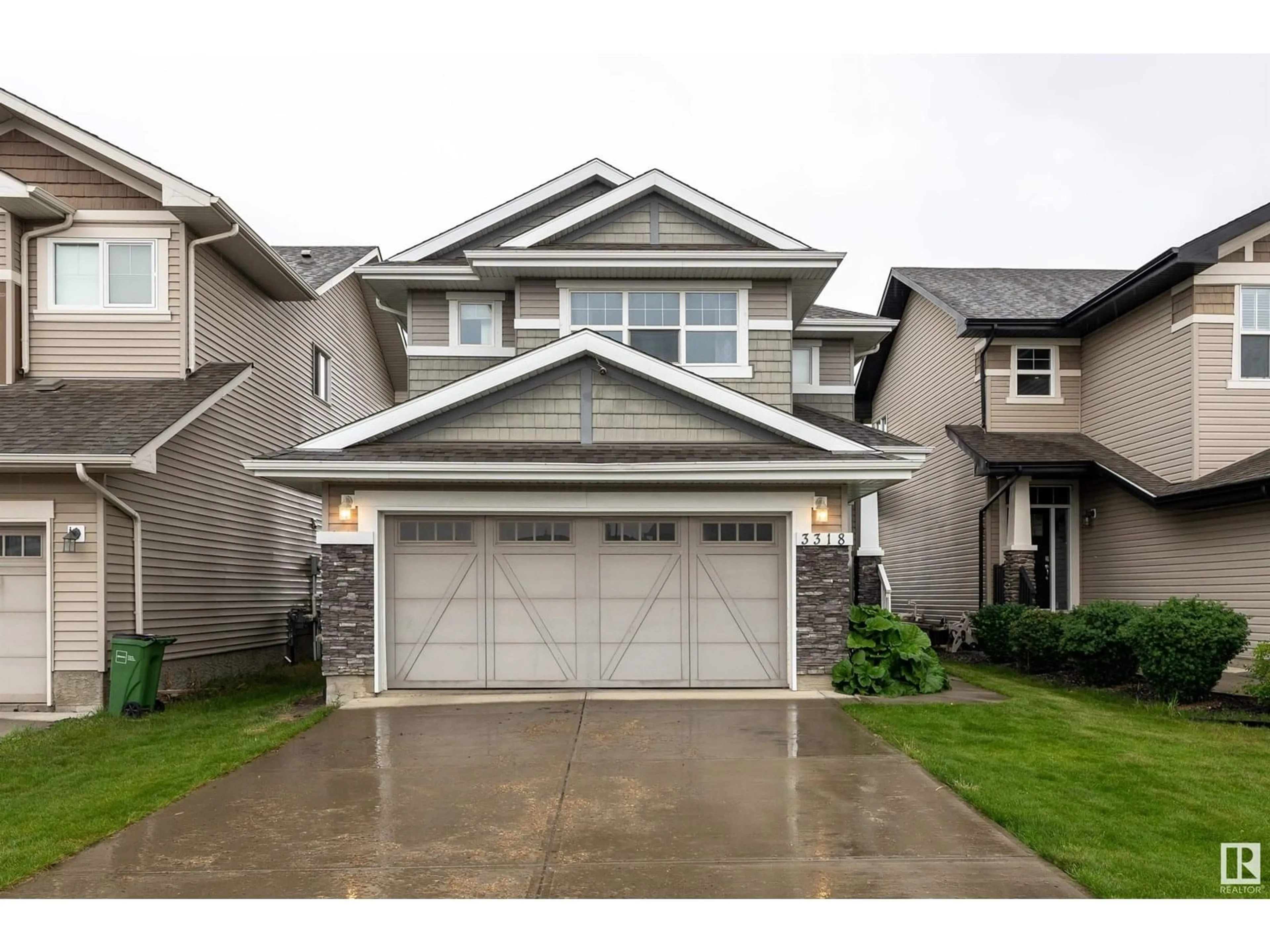 Home with vinyl exterior material, street for 3318 CUTLER CR, Edmonton Alberta T6W2N4