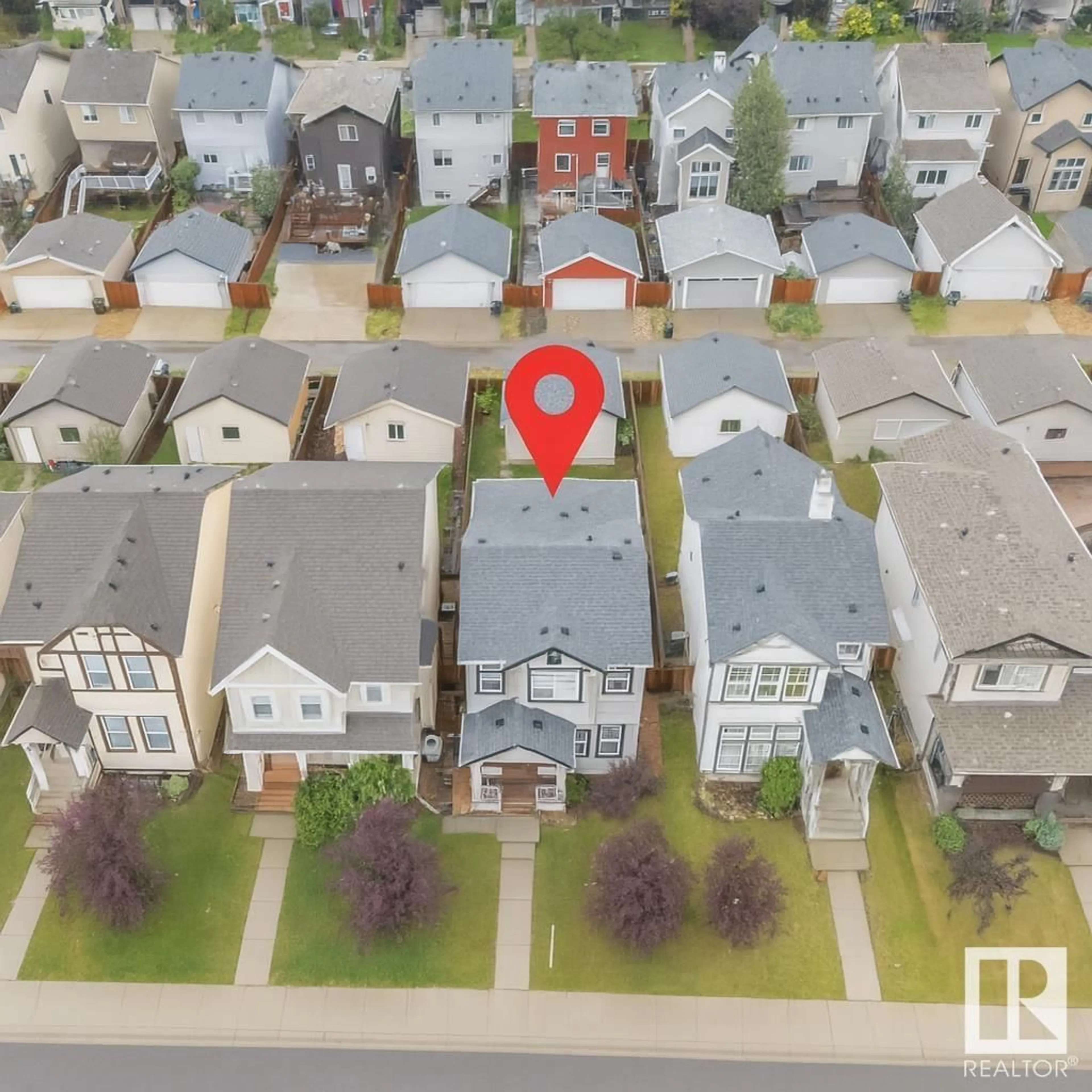 A pic from outside/outdoor area/front of a property/back of a property/a pic from drone, street for 17580 58 ST, Edmonton Alberta T5Y0V2