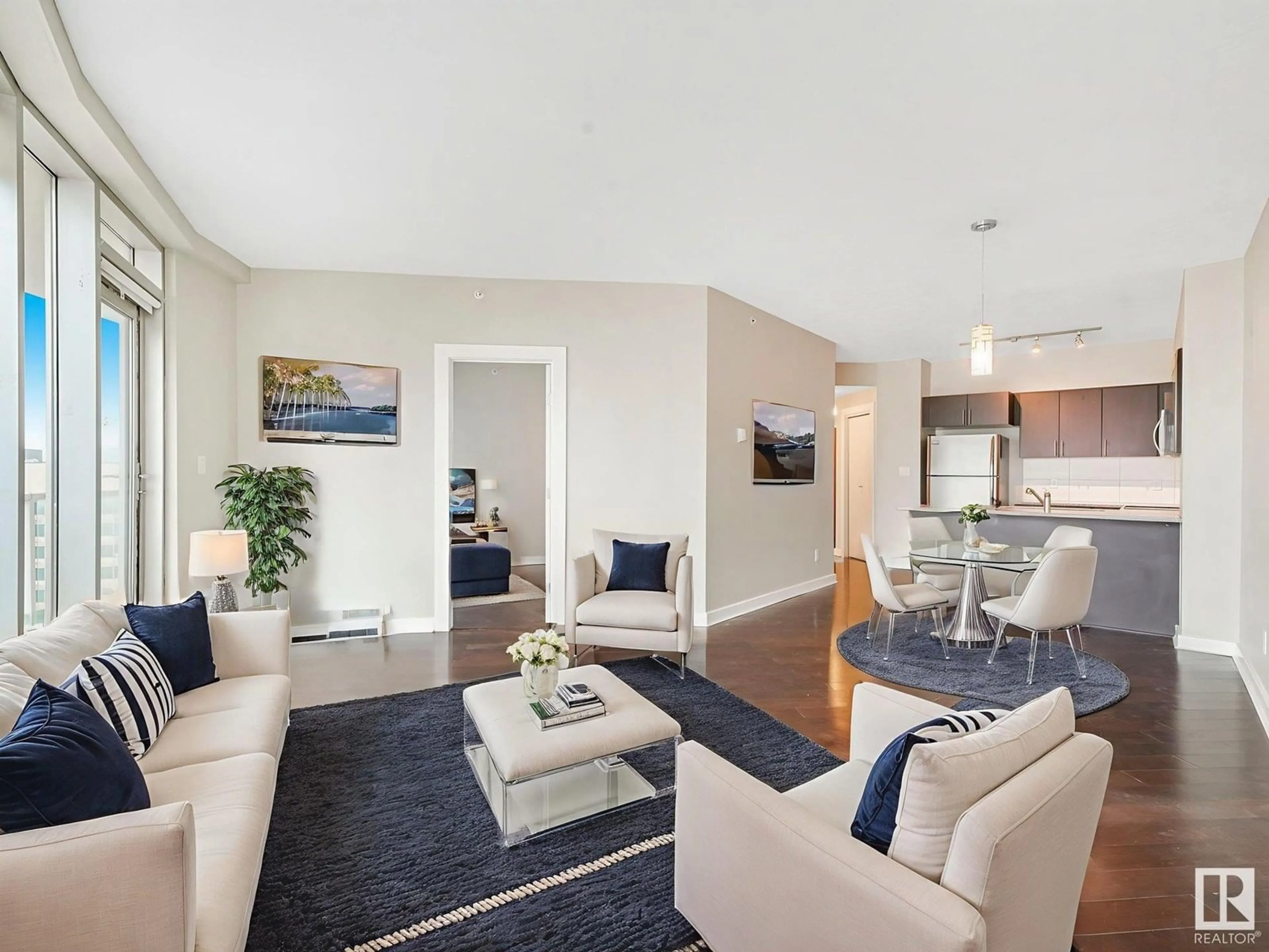 Living room with furniture, unknown for 10152 - 1304 104 ST NW, Edmonton Alberta T5J0B6