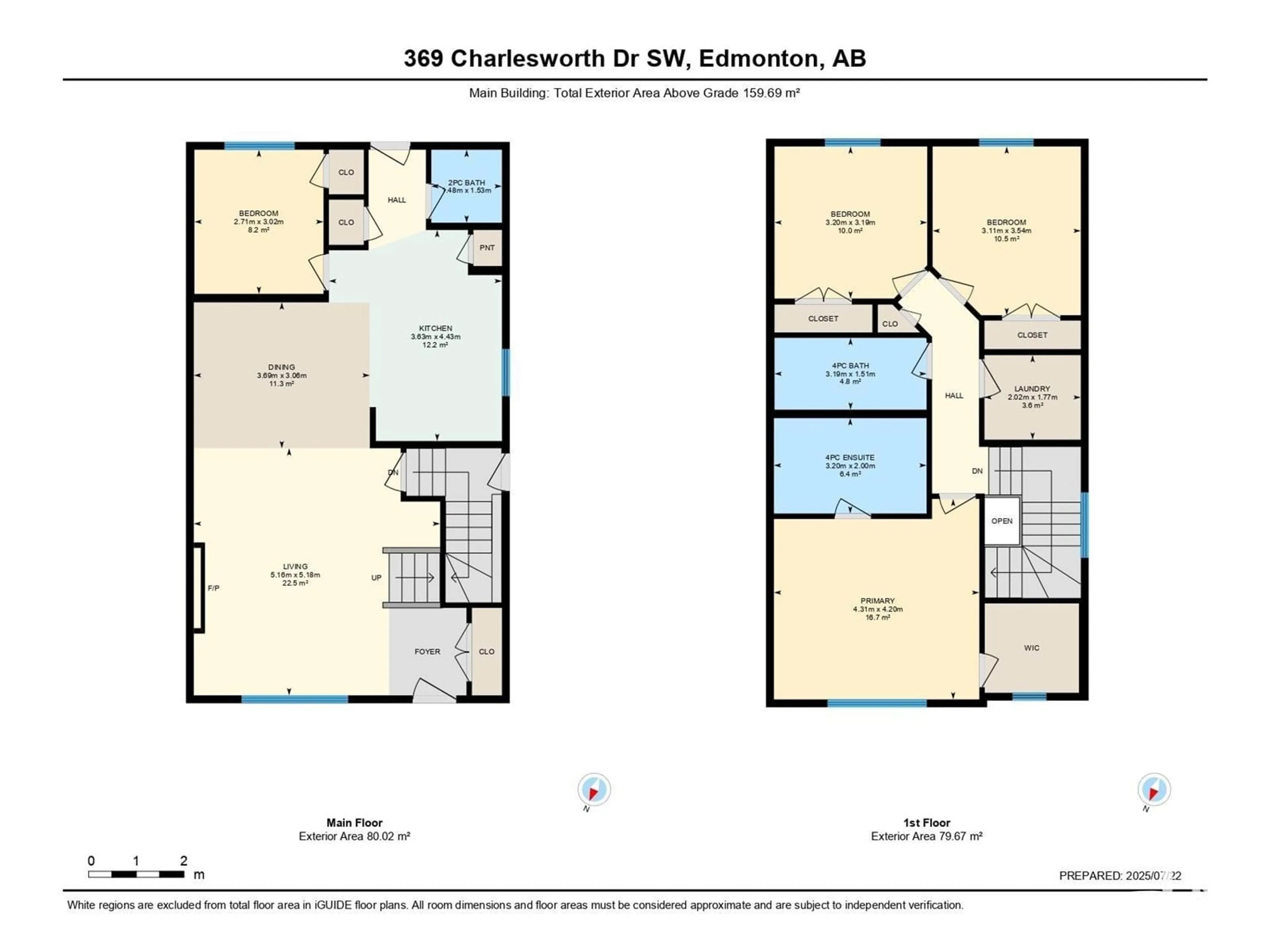 Floor plan for 369 CHARLESWORTH DR, Edmonton Alberta T6X2G5