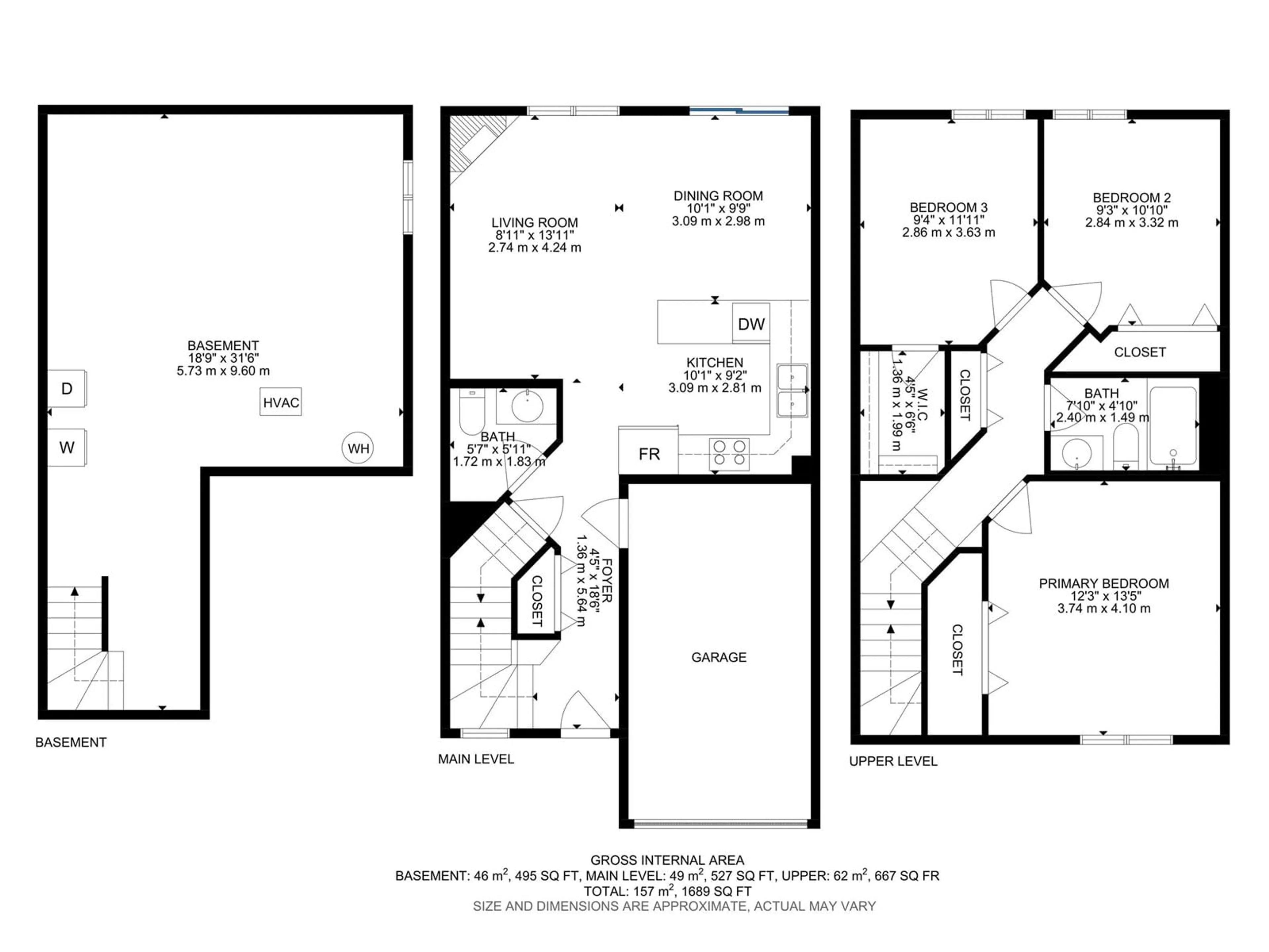 Floor plan for 33 VENTURA ST, Spruce Grove Alberta T7X4M7