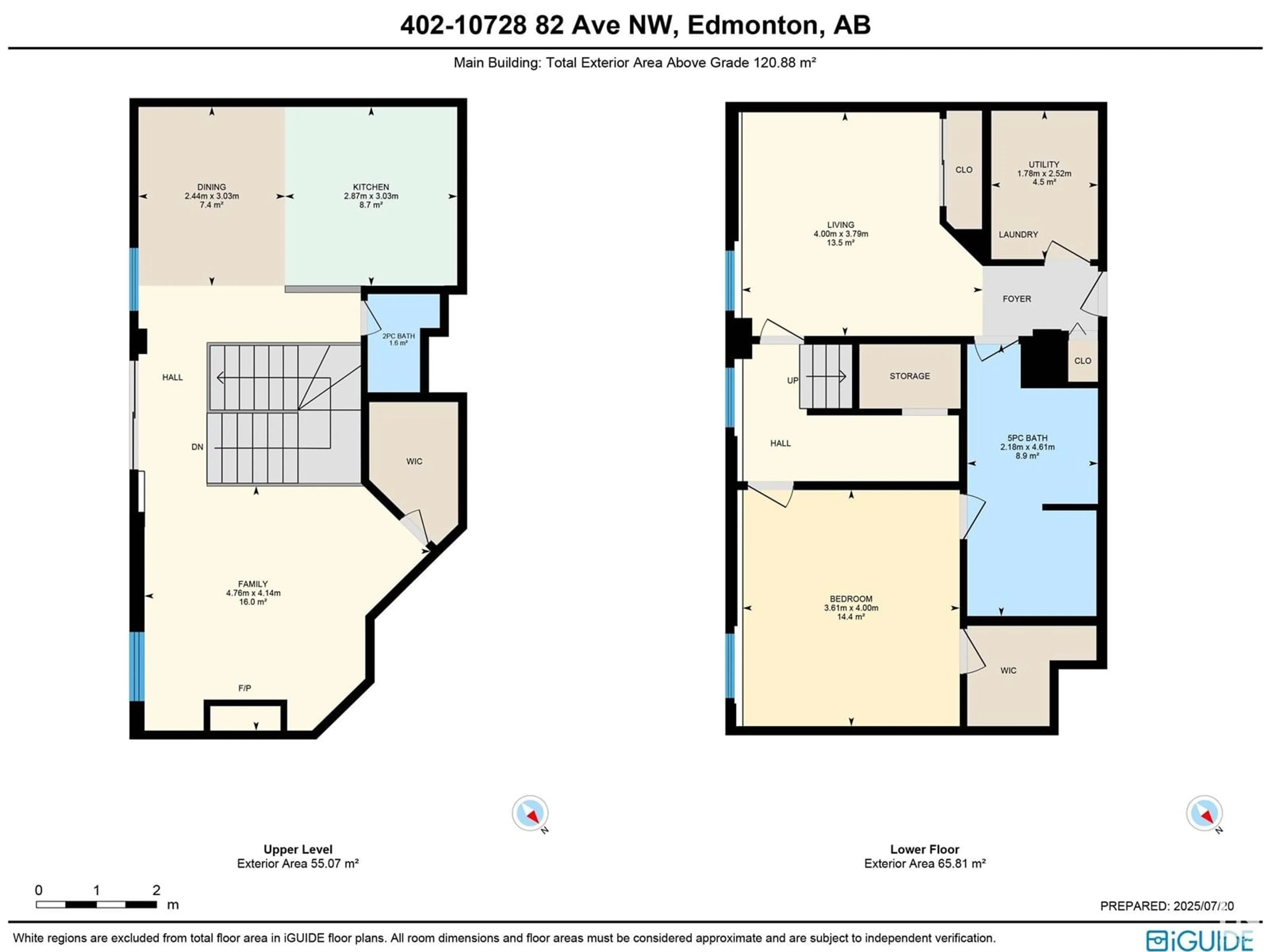 Floor plan for #402 - 10728 82 AV, Edmonton Alberta T6E6P5