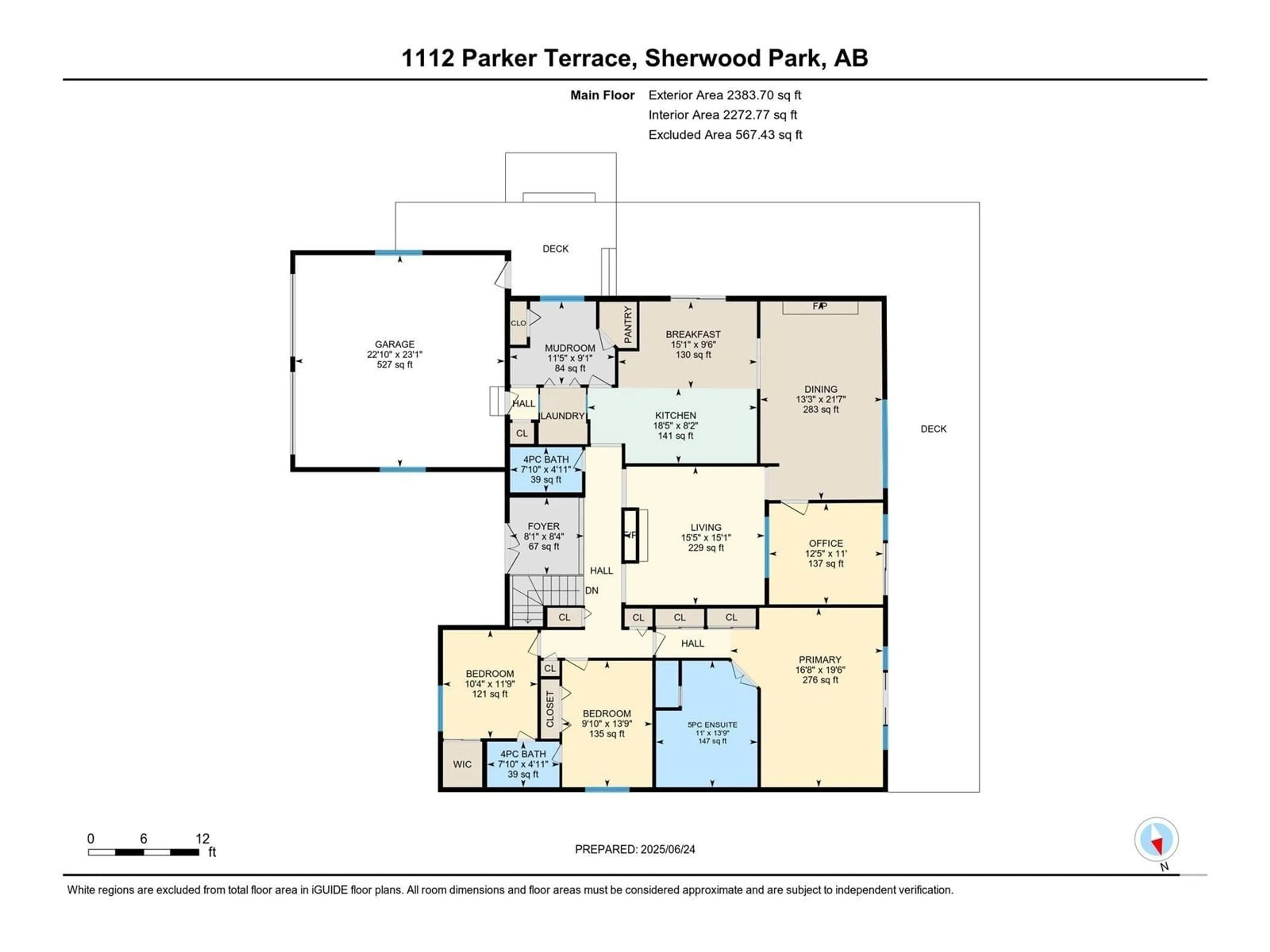 Floor plan for 1112 PARKER TC, Sherwood Park Alberta T8A3Y5