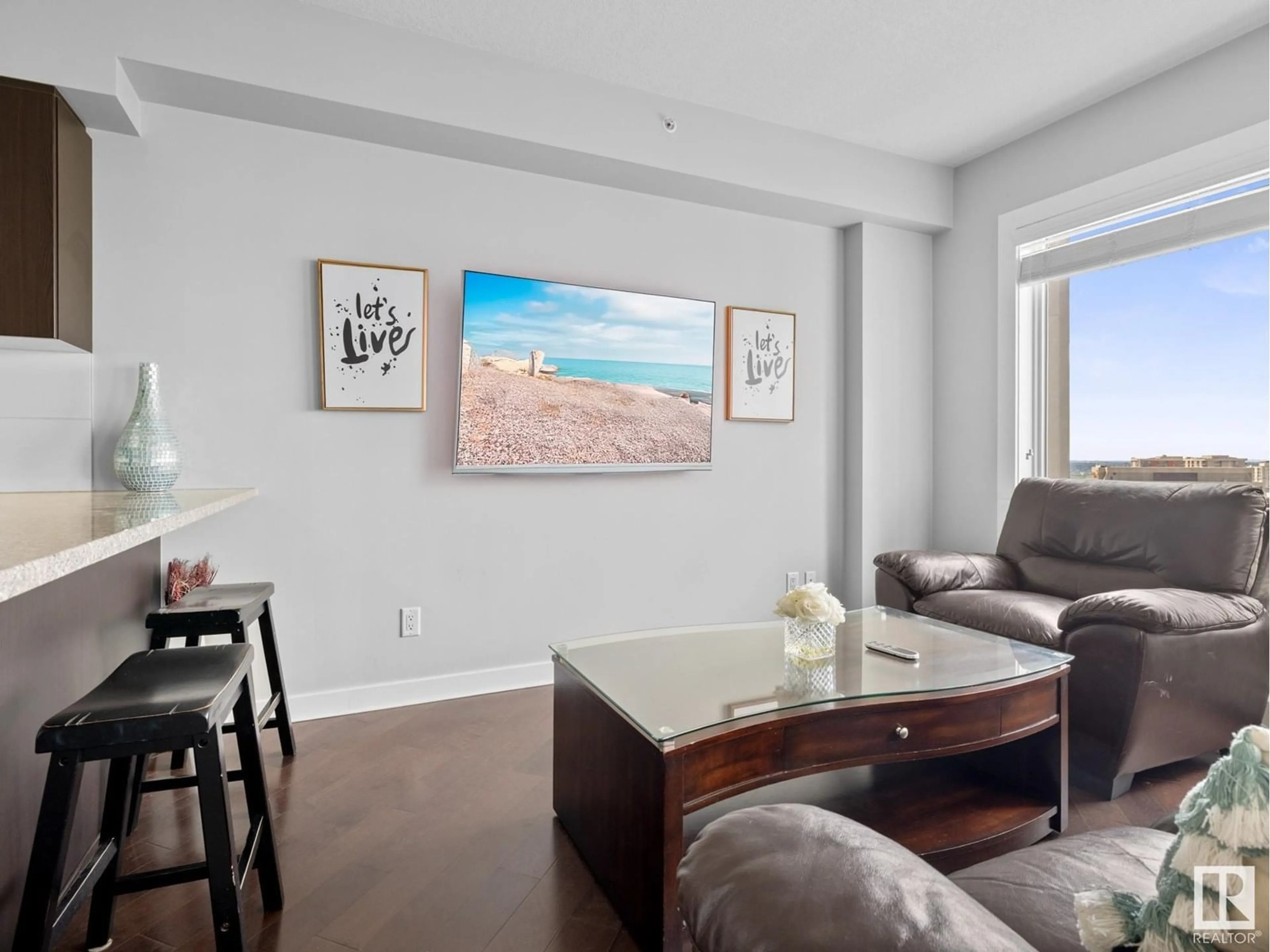 Living room with furniture, unknown for 1201 104 ST NW, Edmonton Alberta T5J0B6