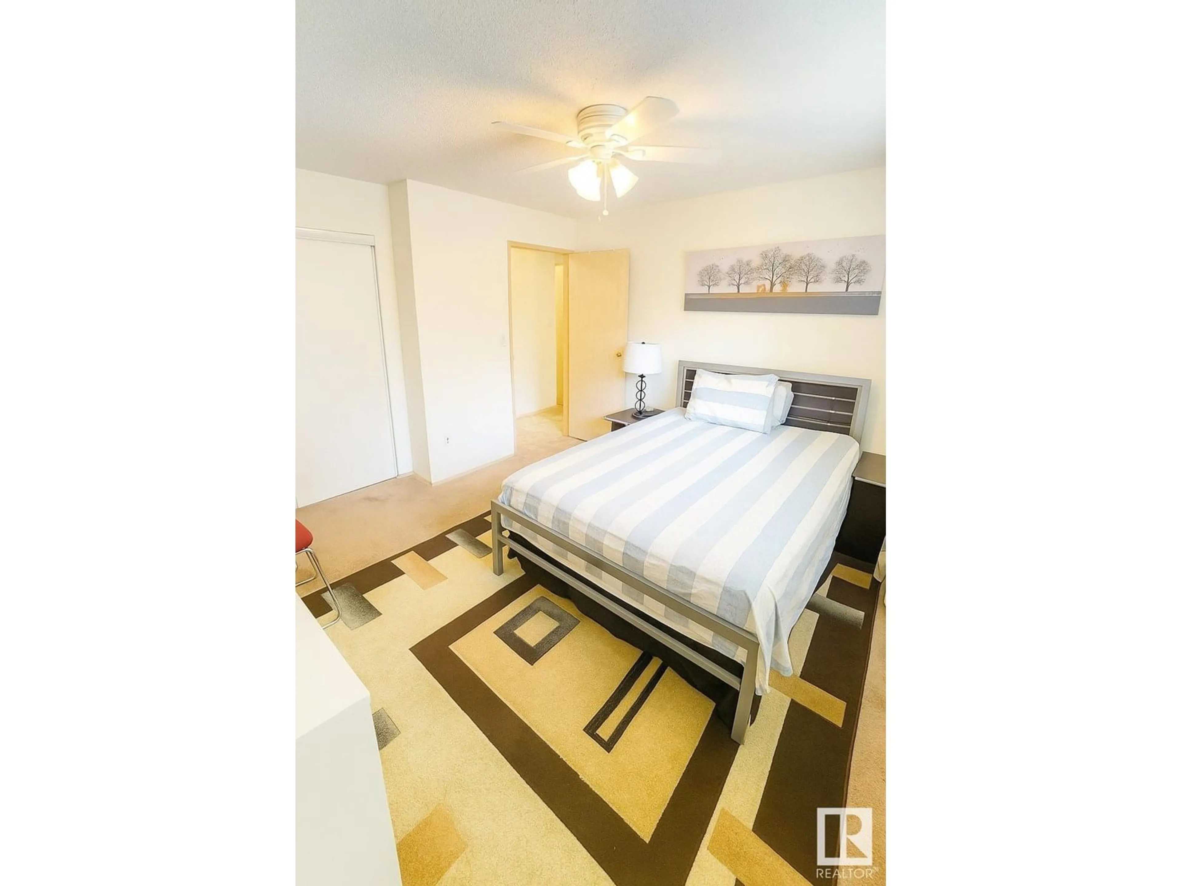 Bedroom with bed, unknown for #204 - 4220 139 AV, Edmonton Alberta T5Y2Y2