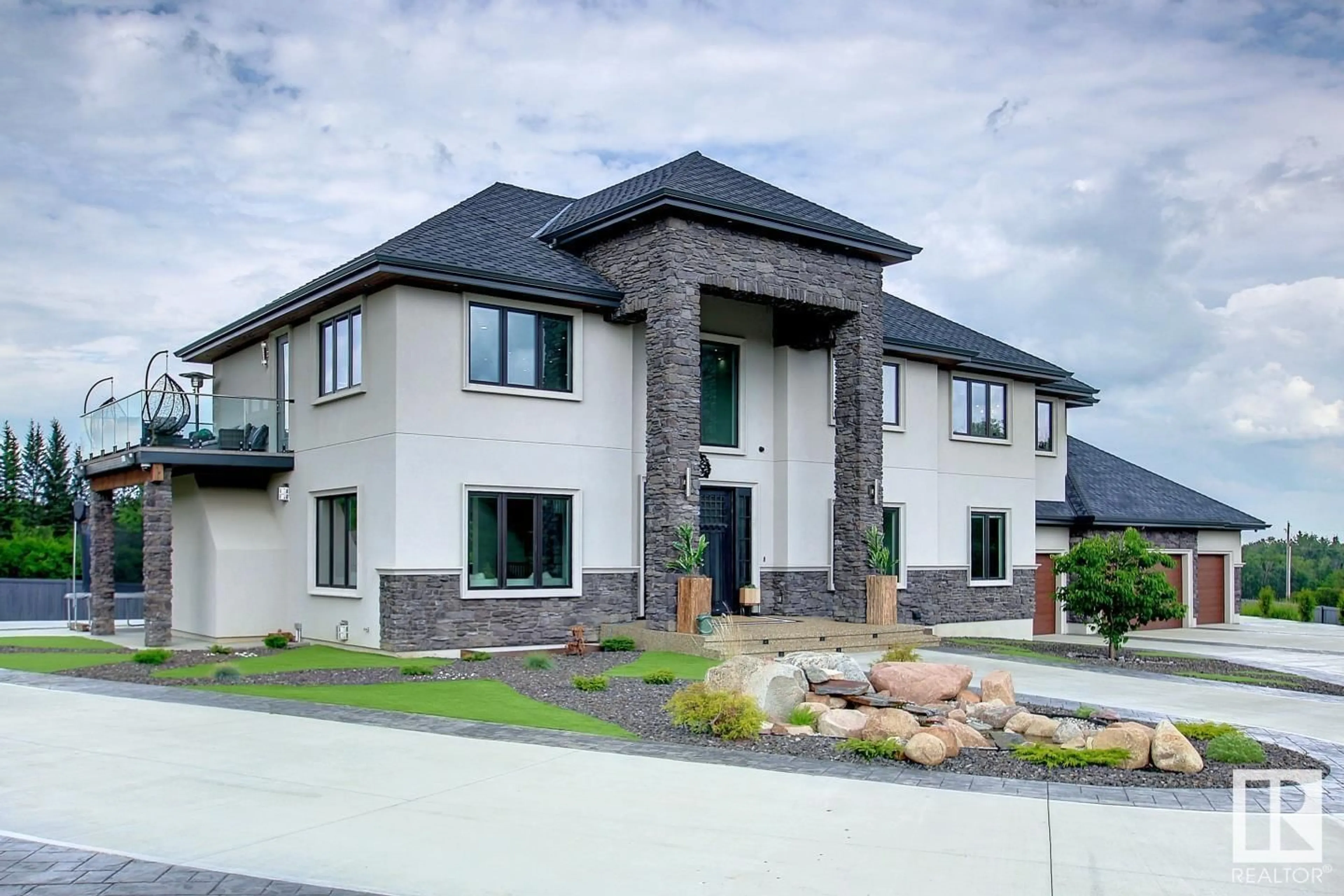 Home with brick exterior material, building for #4 - 54513 RGE RD 251, Rural Sturgeon County Alberta T8T0A7
