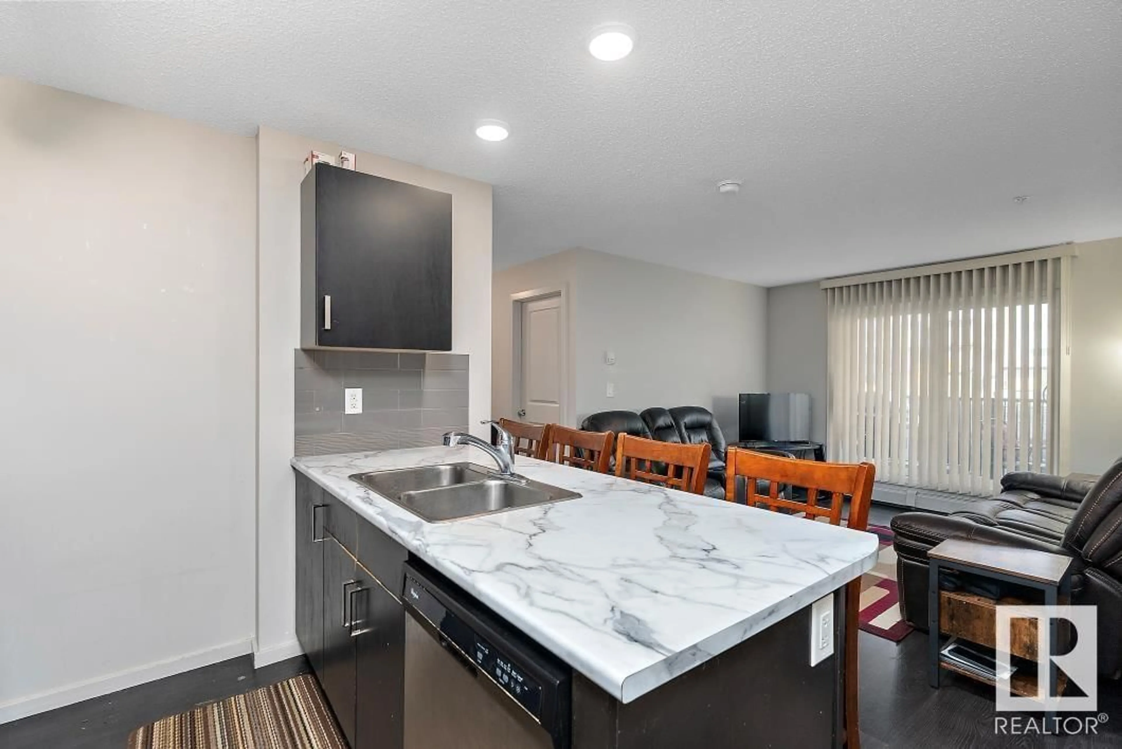 Open concept kitchen, unknown for 227 5515 7 AV SW, Edmonton Alberta T6X2A8