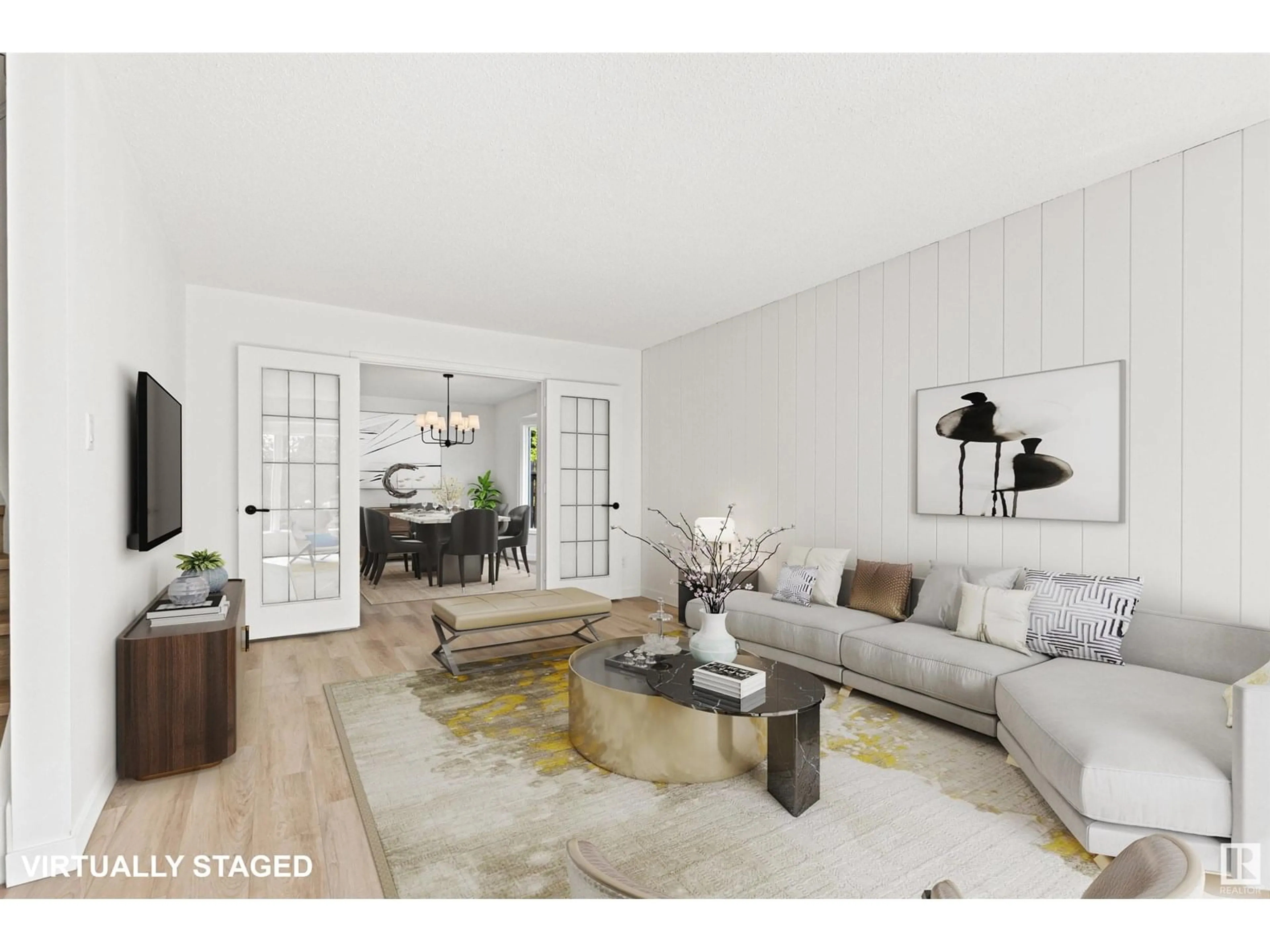 Living room with furniture, unknown for 36 LANGHOLM DR, St. Albert Alberta T8N3W1