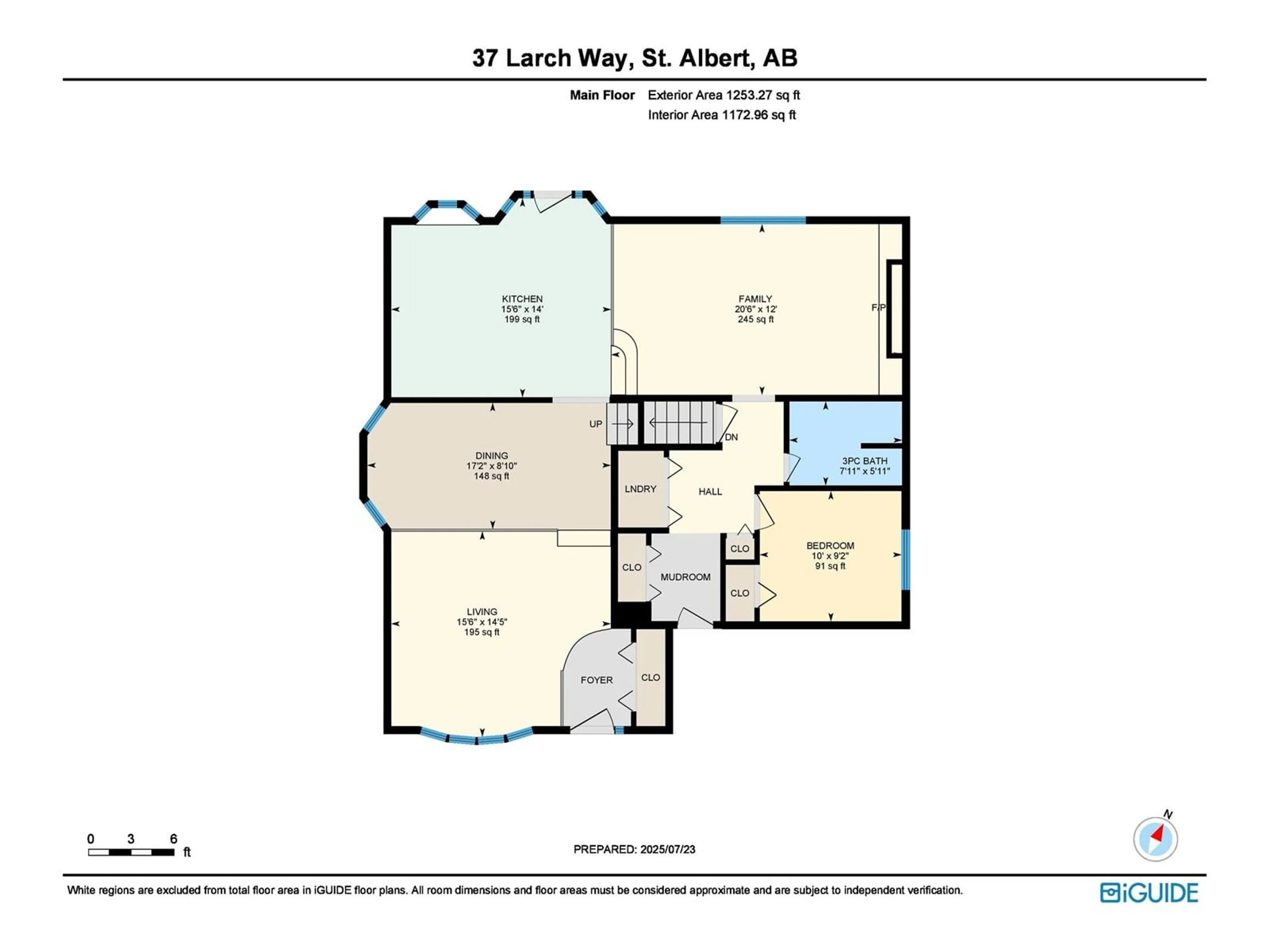 Floor plan for 37 LARCH WY, St. Albert Alberta T8N4M8