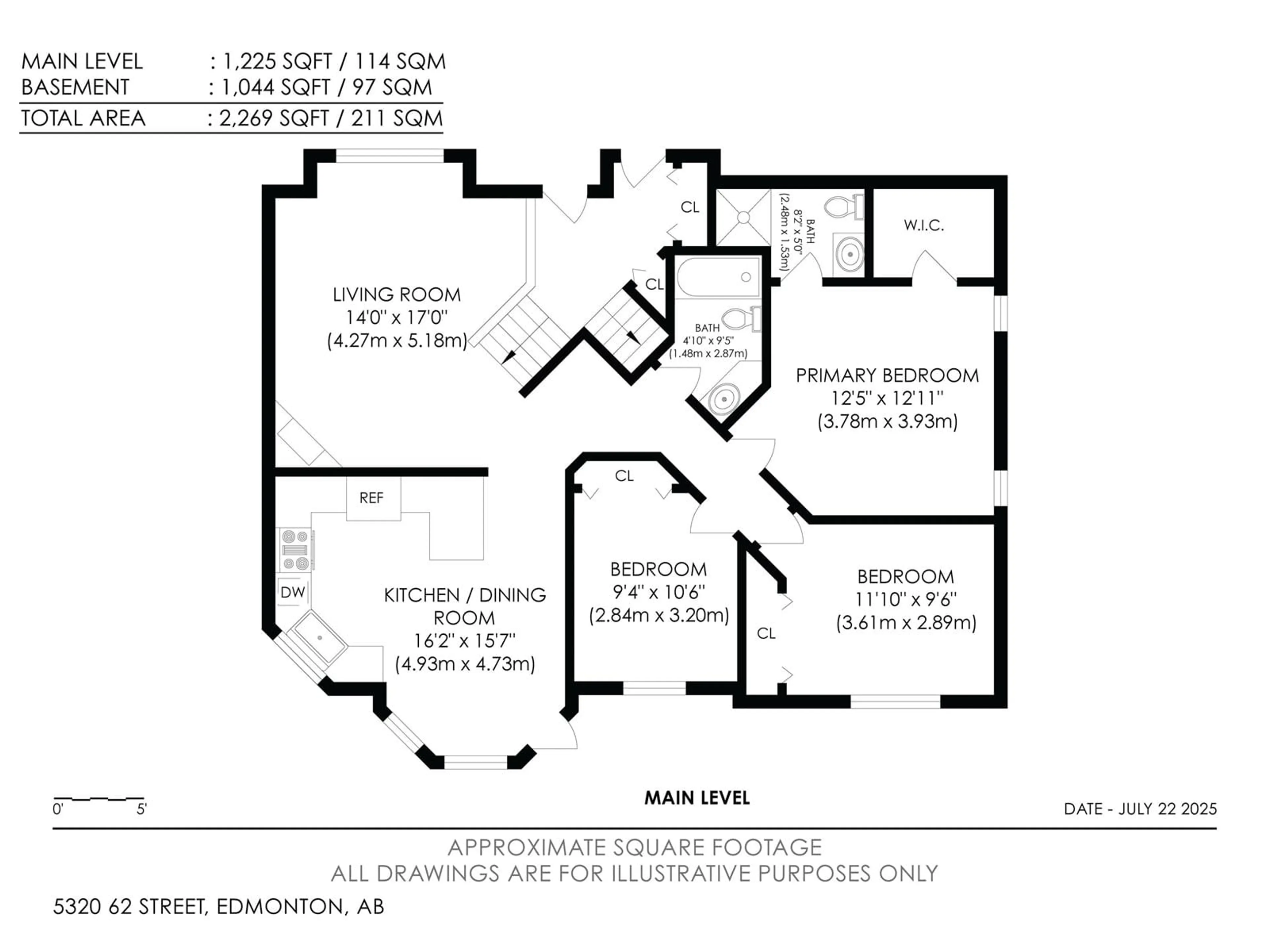 Floor plan for 5320 62 ST, Redwater Alberta T0A2W0