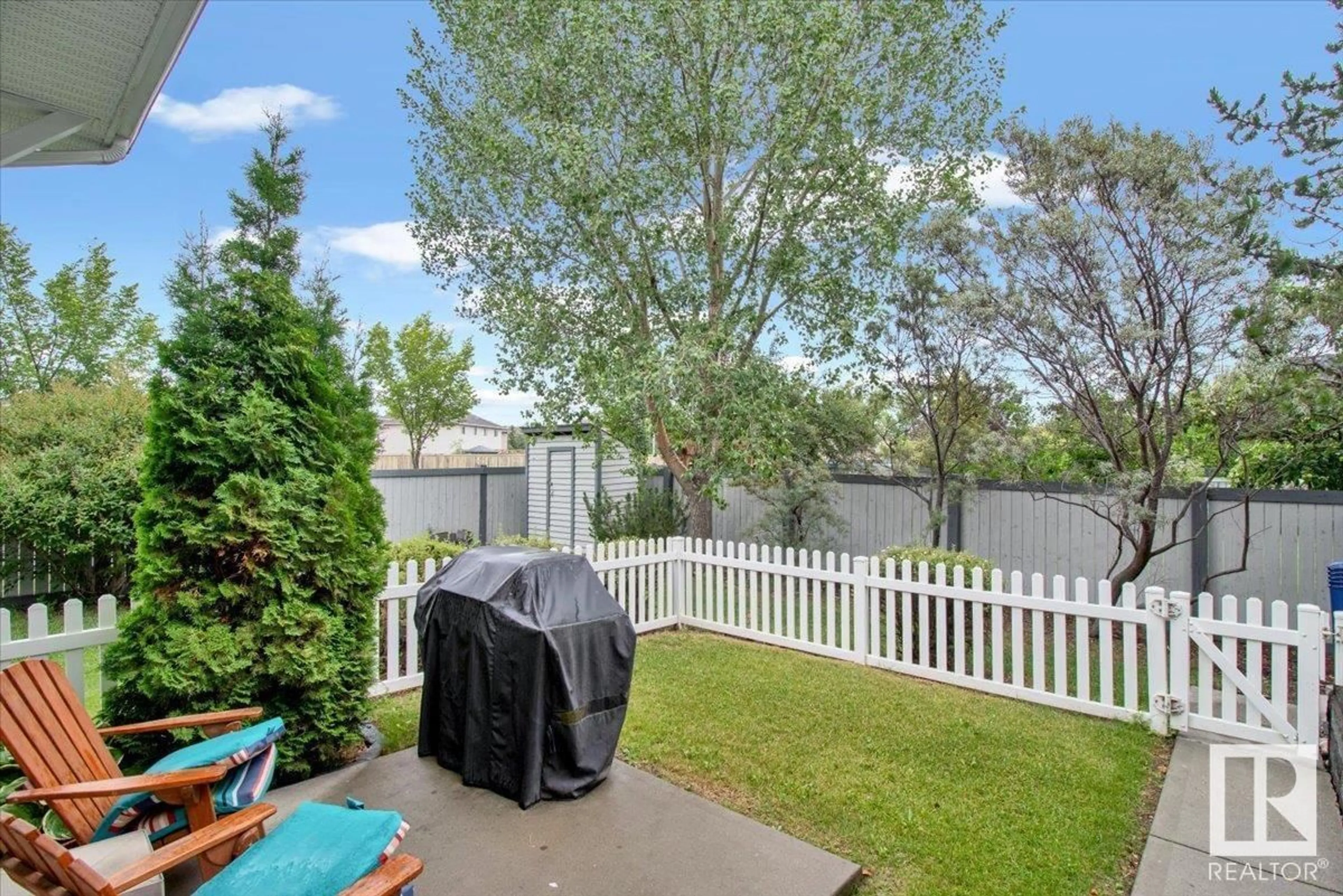 Patio, water/lake/river/ocean view for #34 - 8304 11 AV, Edmonton Alberta T6X1J8
