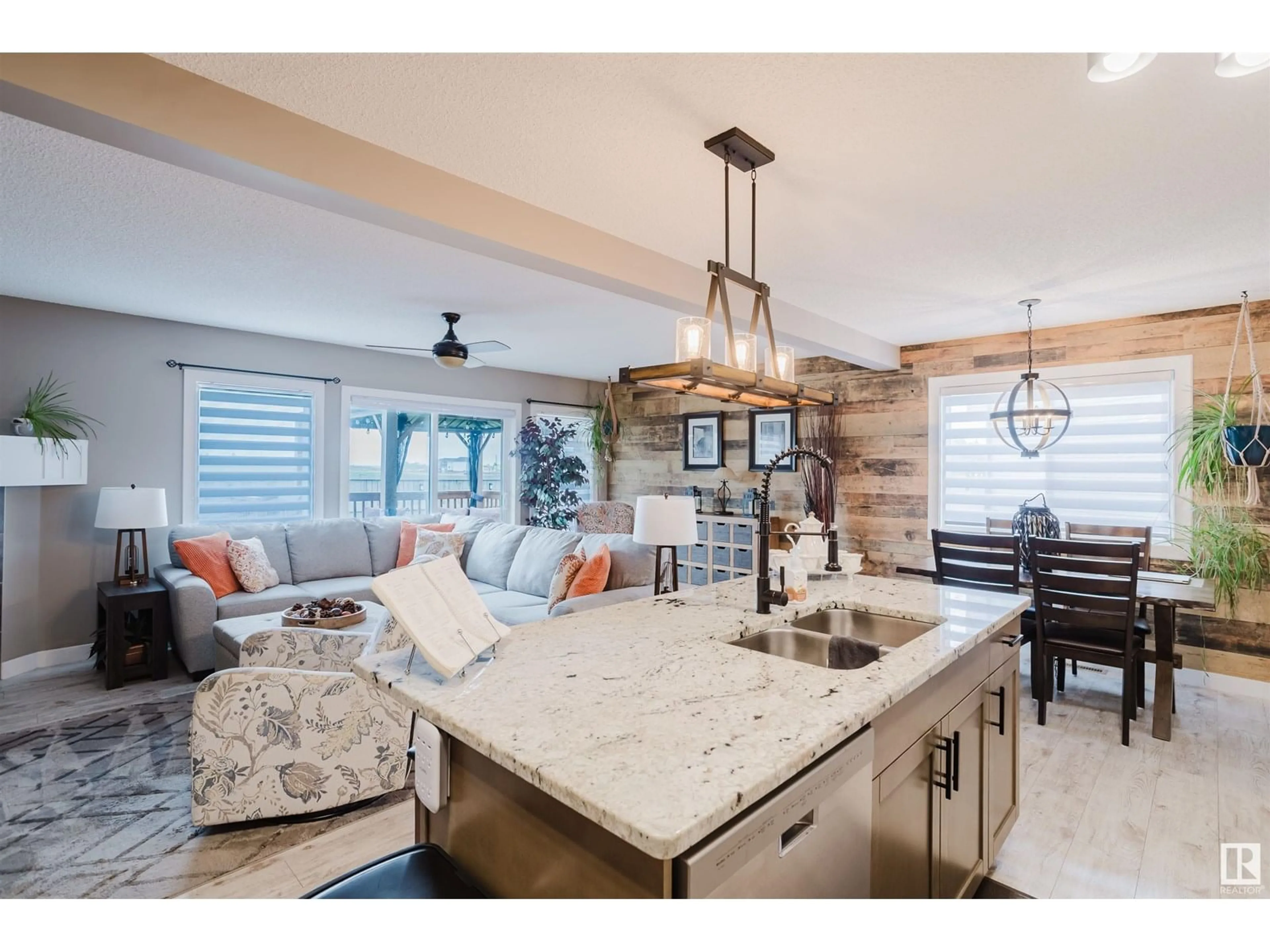 Open concept kitchen, unknown for 4724 67 ST, Beaumont Alberta T4X1Y5