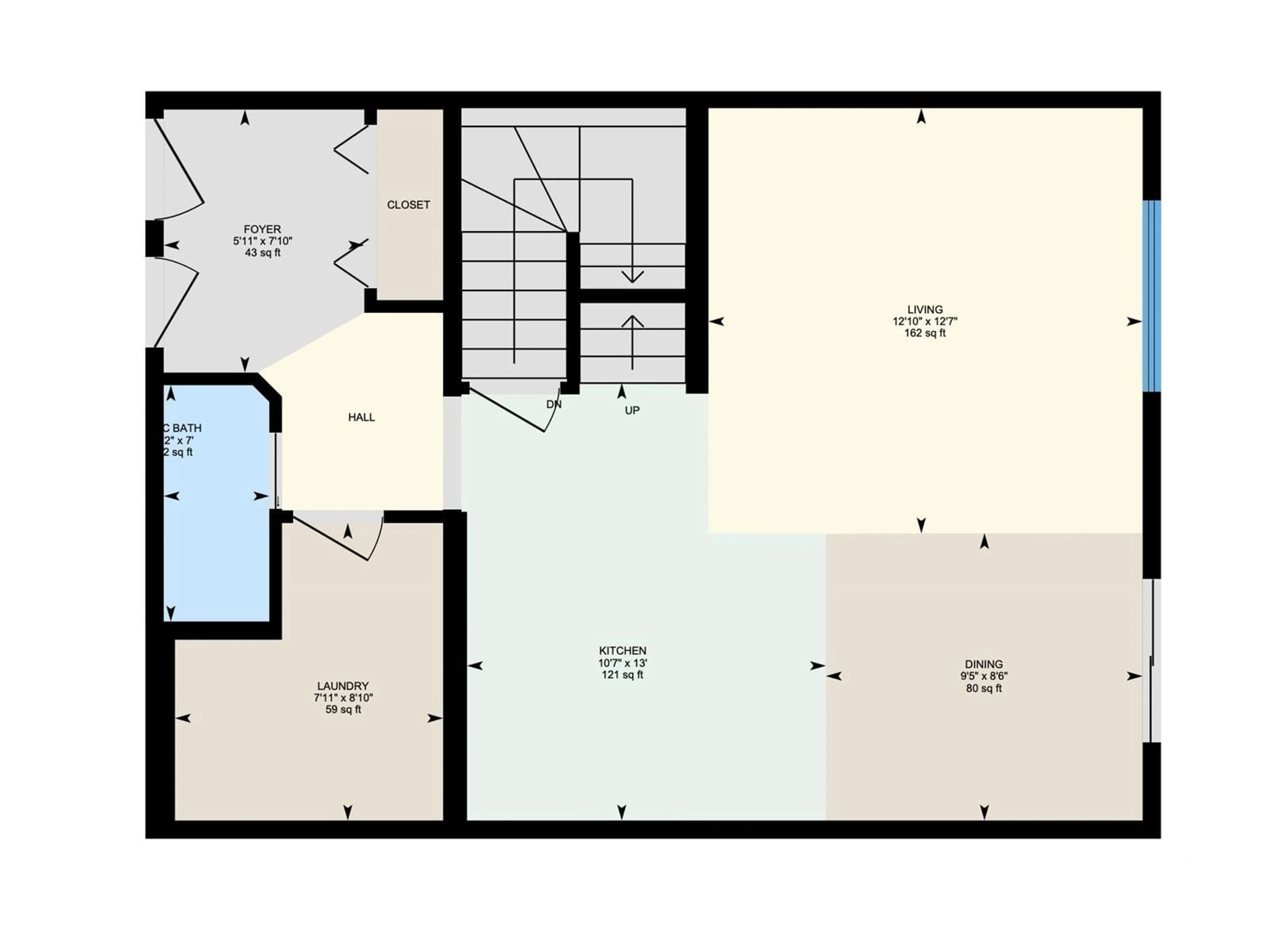 Floor plan for 1371 ERKER CR, Edmonton Alberta T6M1J4