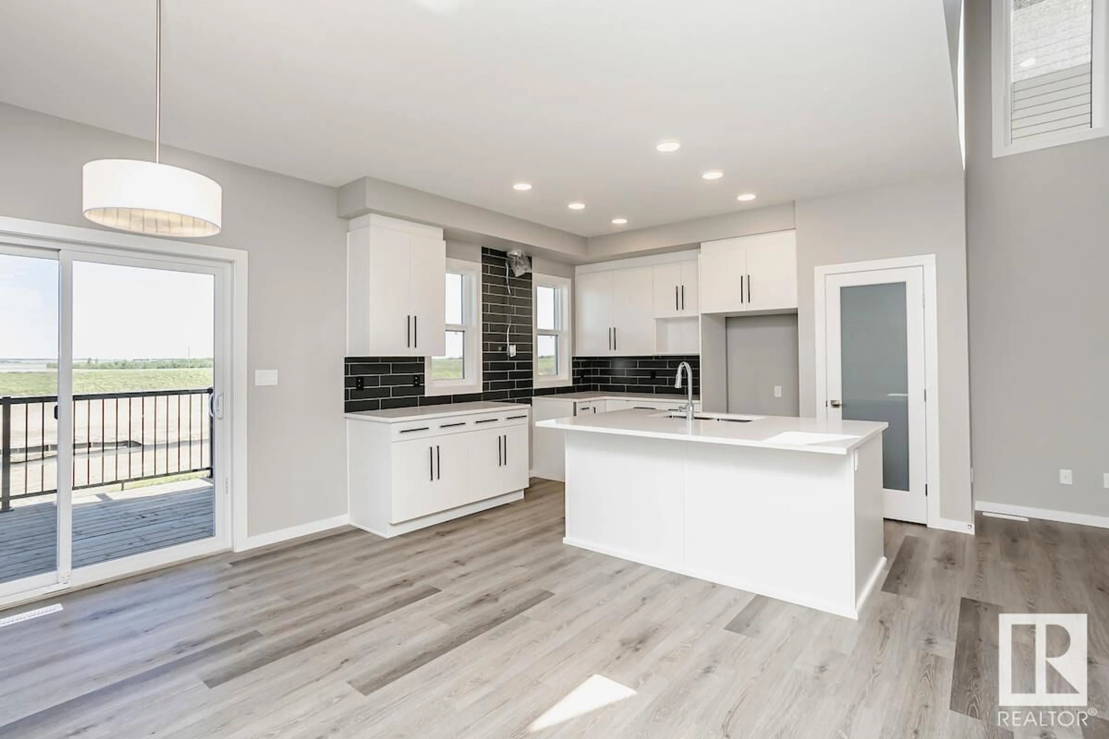 Open concept kitchen, unknown for 42 GAMBEL LO, Spruce Grove Alberta T7X0C9