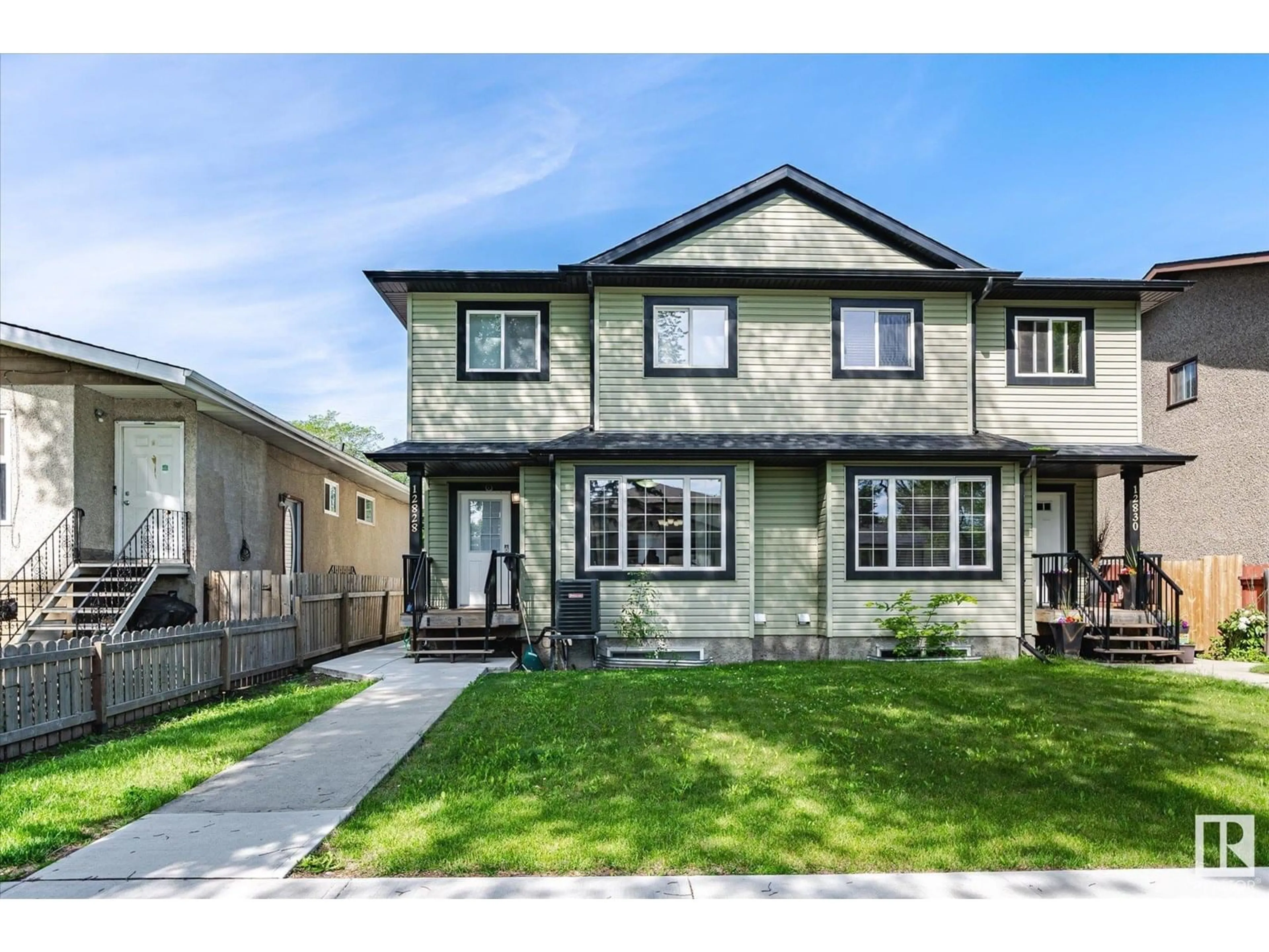 Home with vinyl exterior material, street for NW - 12828 123A ST, Edmonton Alberta T5L0K7