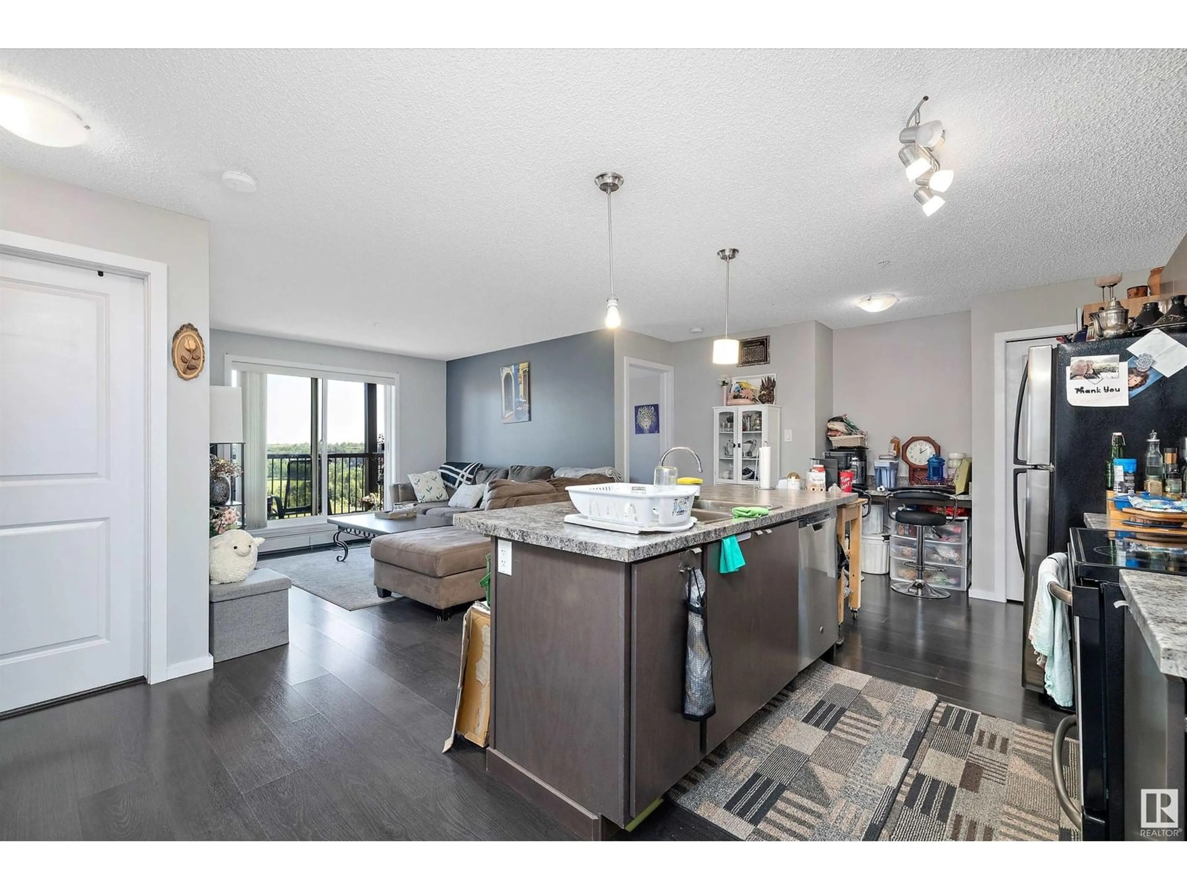 Open concept kitchen, unknown for 259 - 1196 HYNDMAN RD, Edmonton Alberta T5A0X8