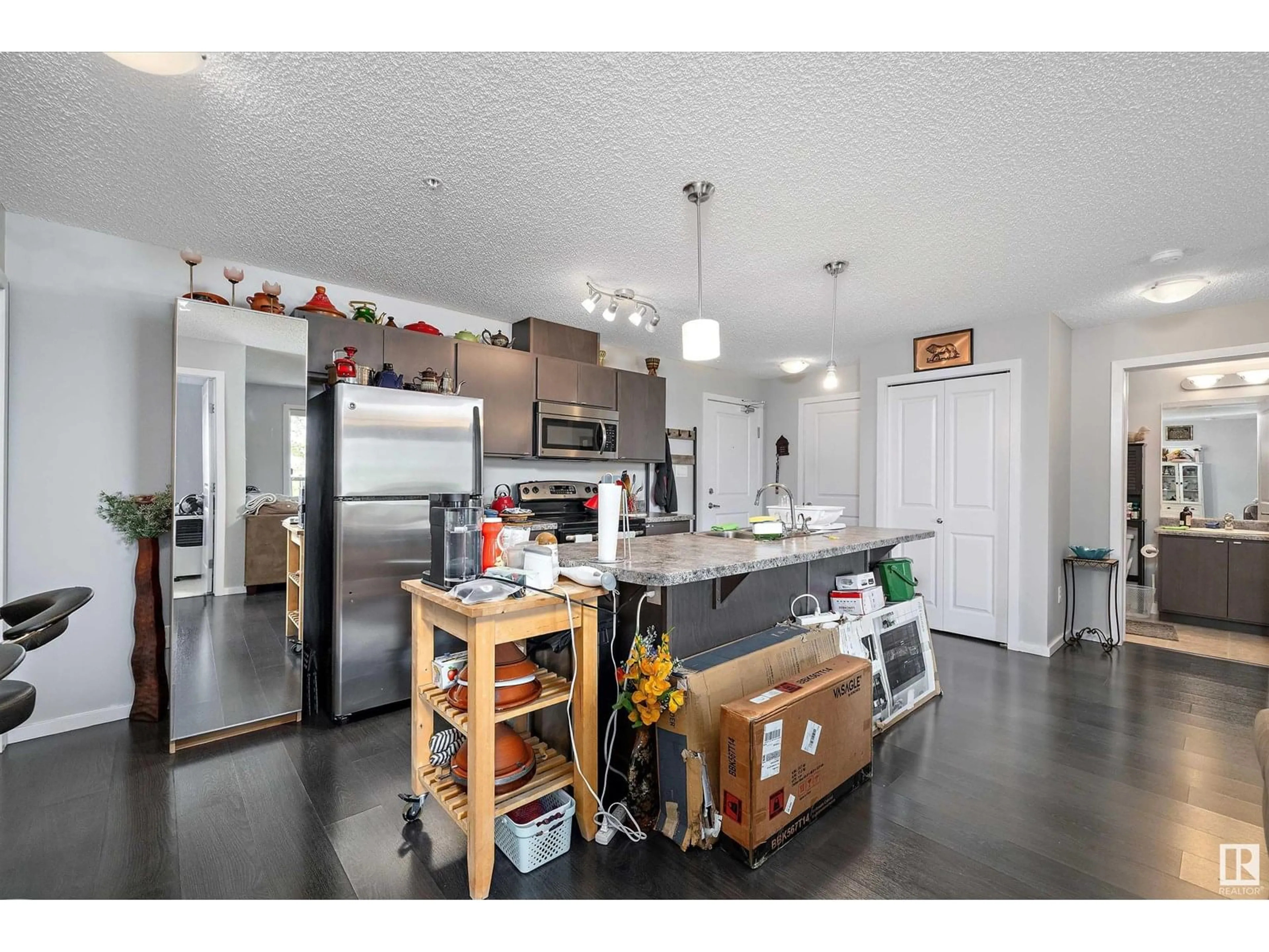 Open concept kitchen, unknown for 259 - 1196 HYNDMAN RD, Edmonton Alberta T5A0X8